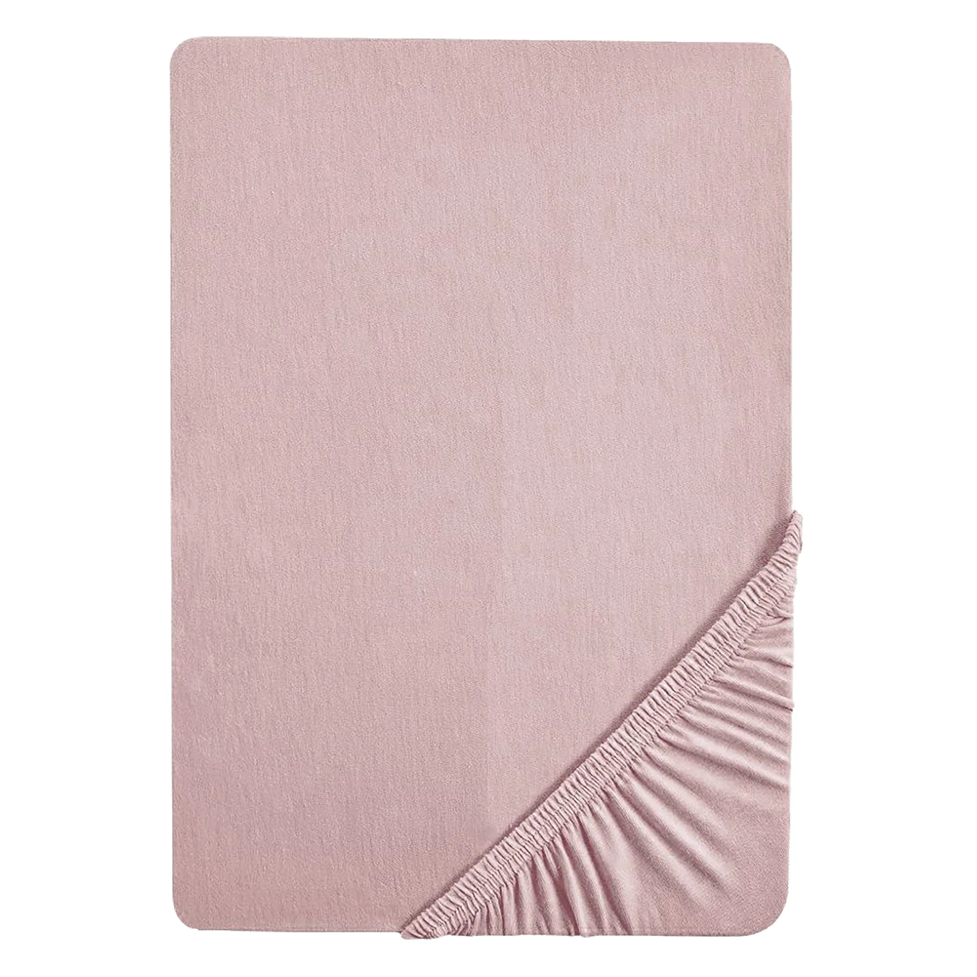 Spannbettlaken 'Lil Planet' - Single Jersey - Bio-Baumwolle - Rosa / Mauve - Image 3