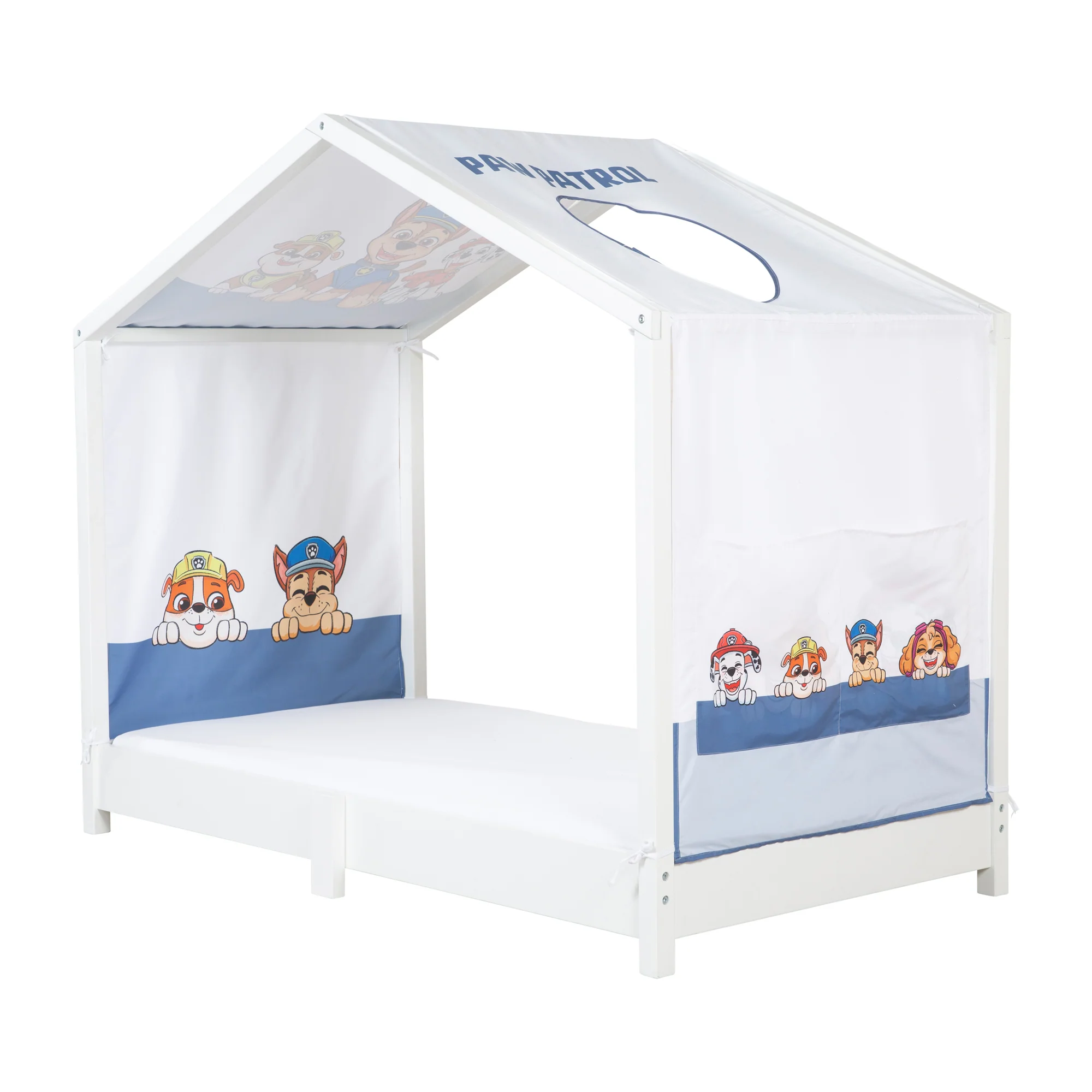 Hausbettbezug 70 x 140 cm 'Paw Patrol' - Weiß / Blau - Image 4
