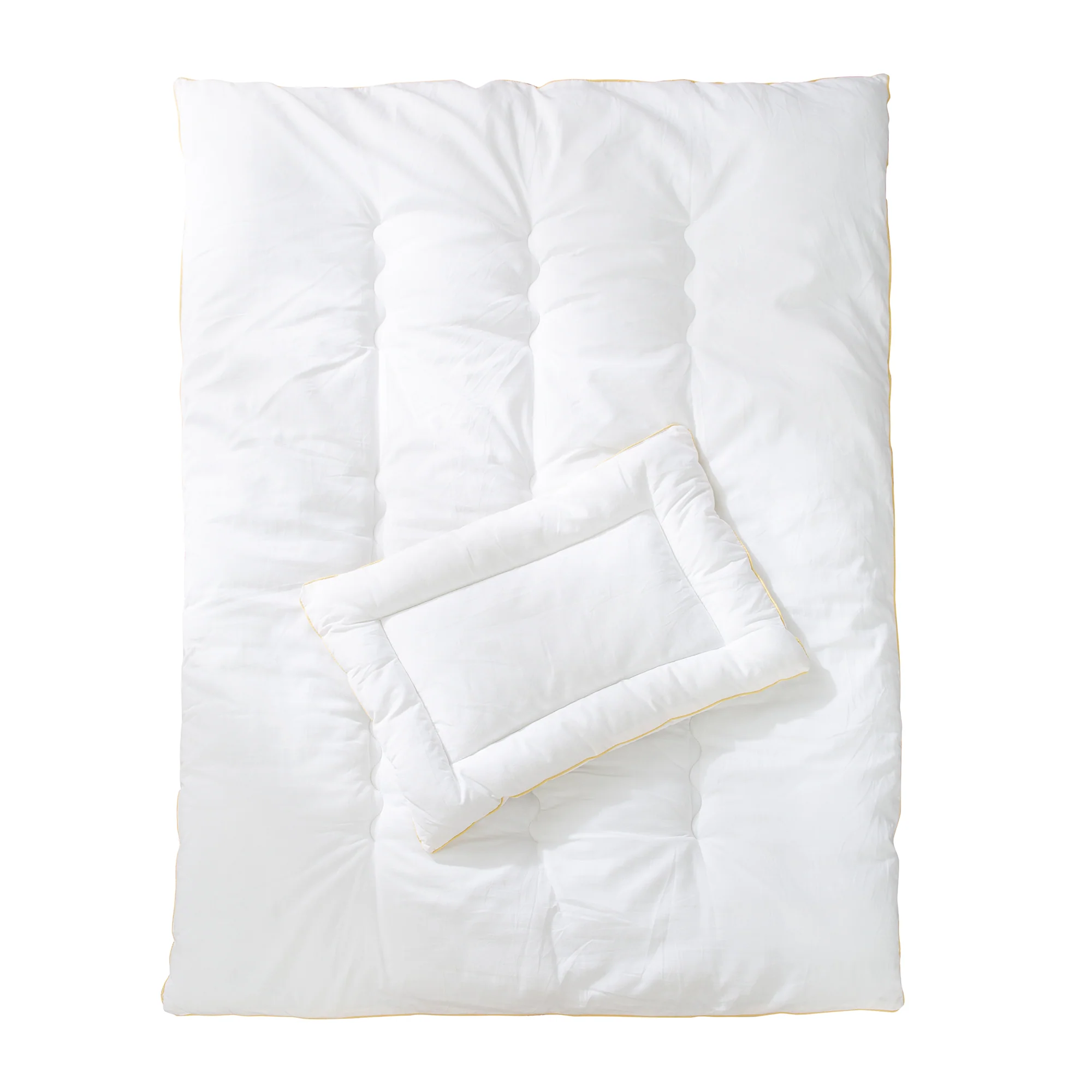 Kindersteppbett, ganzjähriges Baby-Set (Inlett), weiß, Decke 100 x 135 cm und Kissen 40 x 60 cm - Image 7