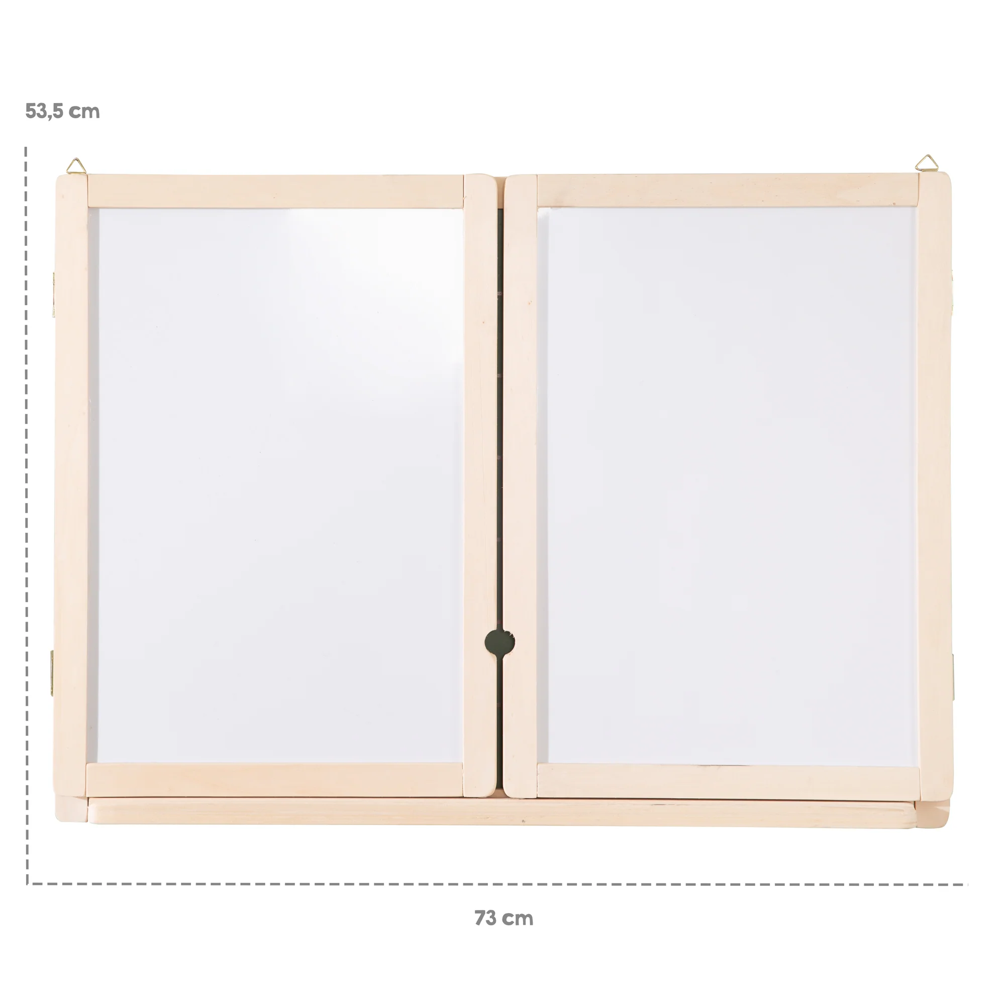 Mal- & Schreibtafel, Hängetafel faltbar, magnetisch weiß, Kreidetafel liniert, Tafellack - Image 6