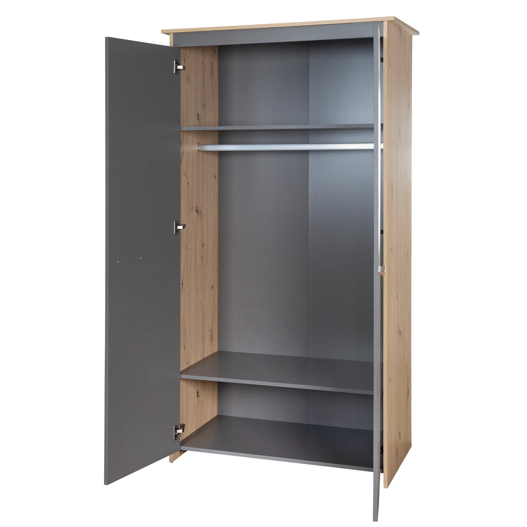 Kinderzimmerset 'Anna' 3-teilig - Anthrazit / Dekor Kent Eiche - Image 19