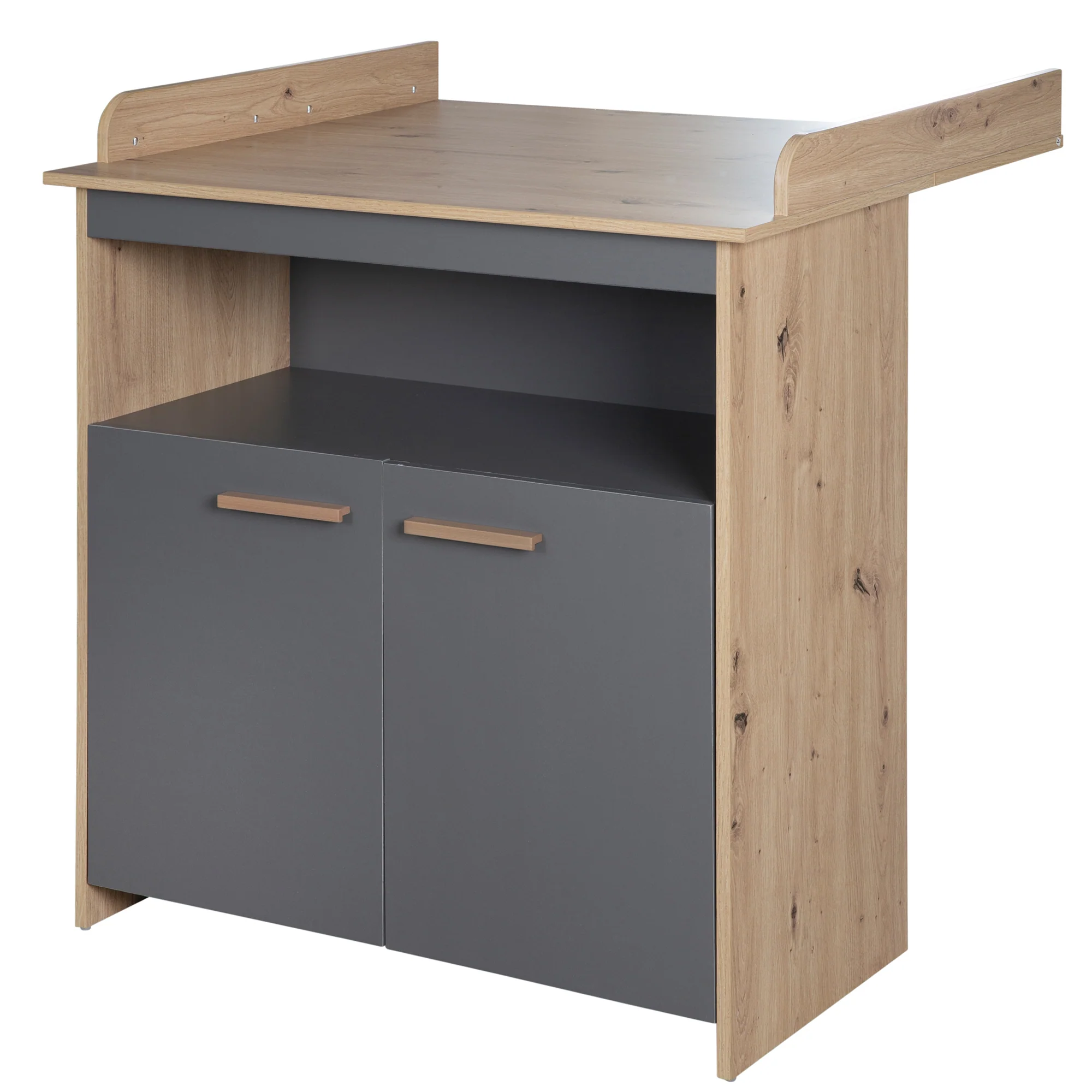 Babymöbel-Set 'Anna' 2-teilig - Anthrazit / Dekor Kent Eiche - Image 16