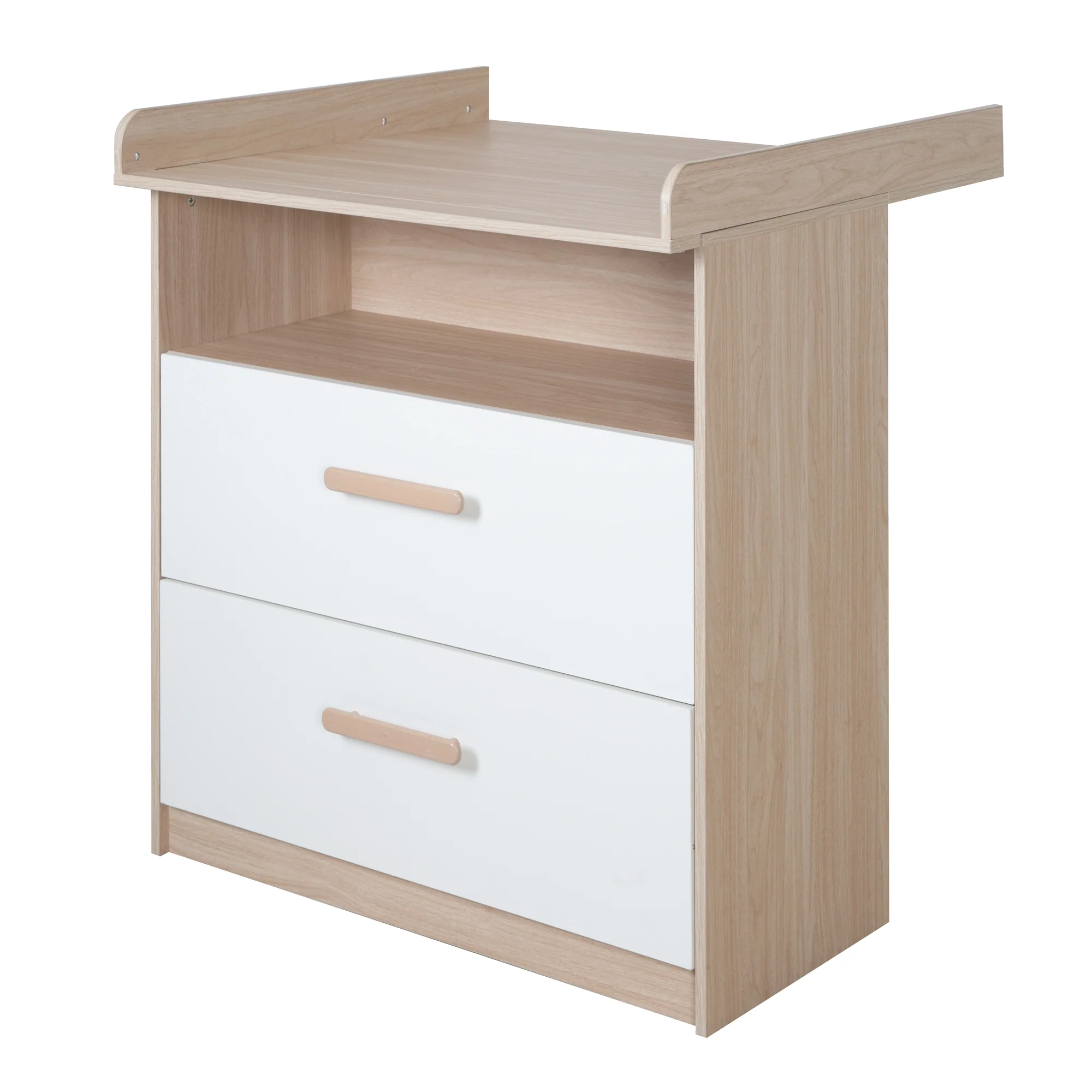 Babymöbel Set Cabane 2-teilig - Weiß / Dekor Eiche - Image 4