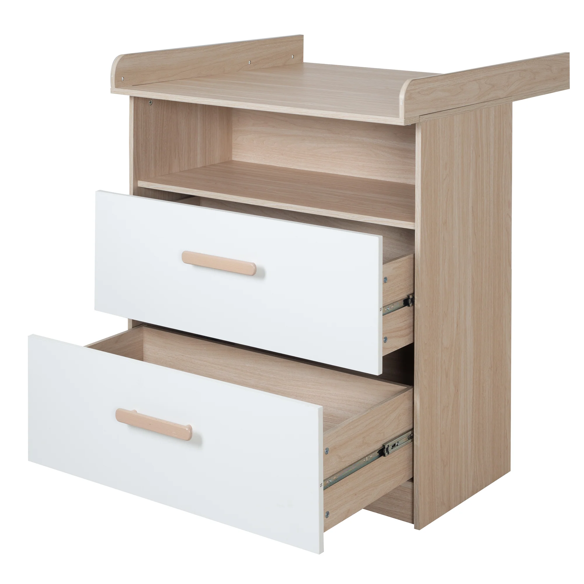 Babymöbel Set Cabane 2-teilig - Weiß / Dekor Eiche - Image 6