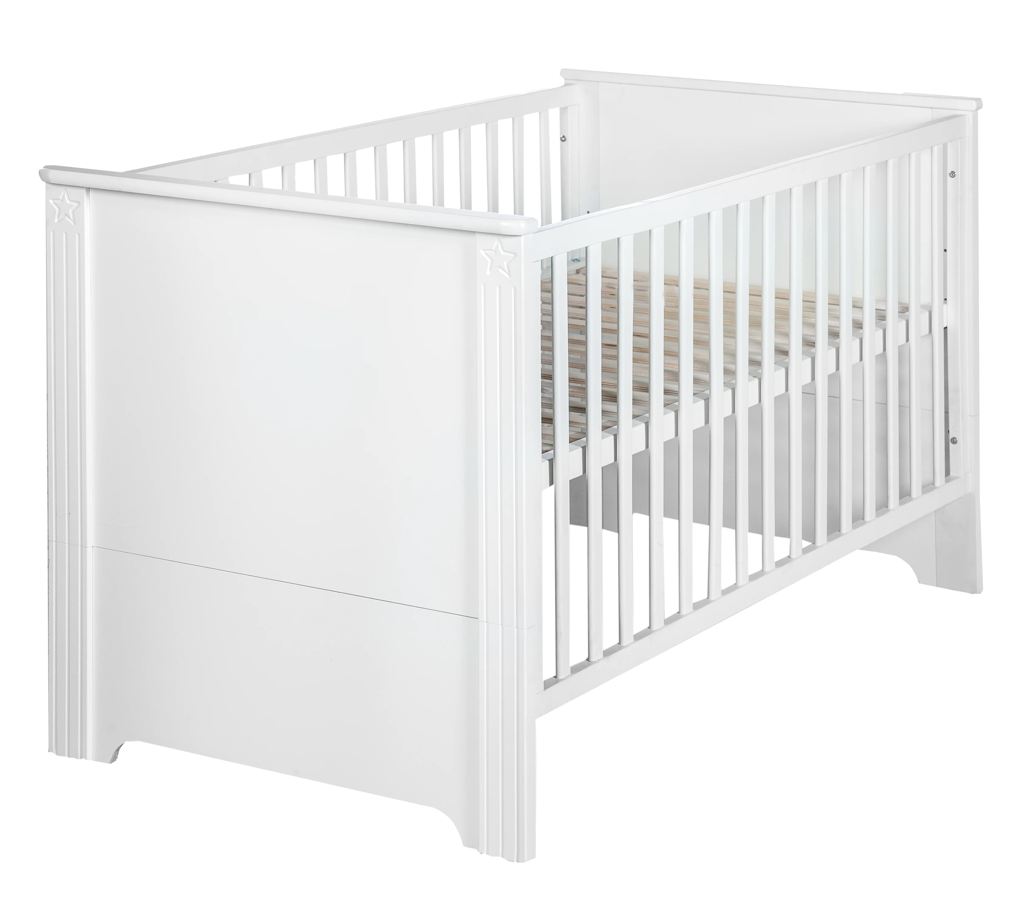 Kindermöbelset 'Maxi' weiß inkl. Kombi-Bett, 70 x 140 cm & breiter Wickelkommode - Image 3