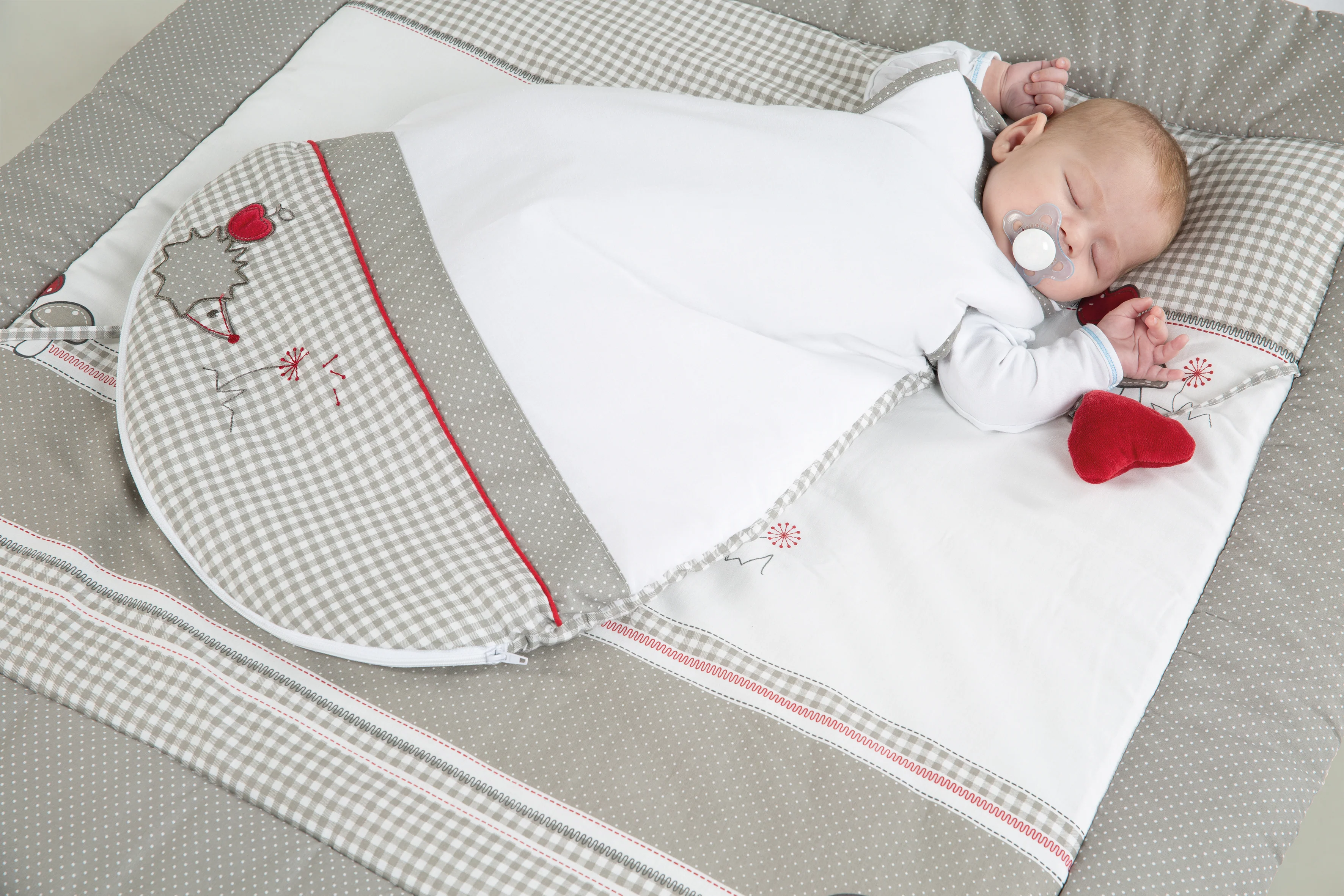 Schlafsack  'Adam & Eule', 70 - 110 cm, ganzjährig, atmungsaktive Baumwolle, unisex - Image 5
