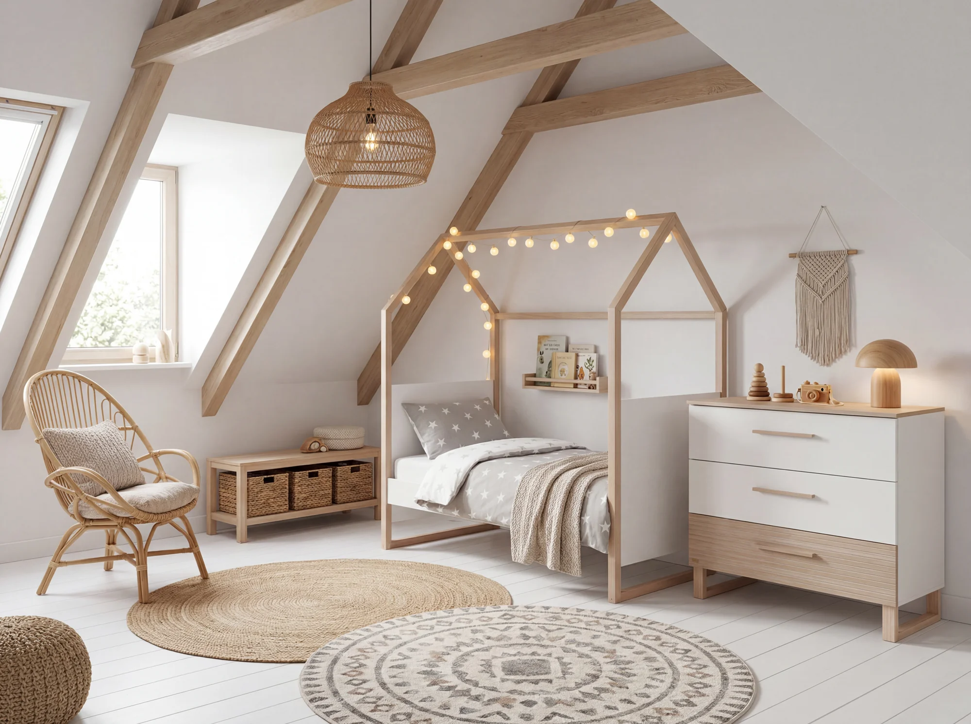 Wickelkommode 'Noah' mit Schubladen - Umbaubar - Weiß / Tristan Eiche - Image 10
