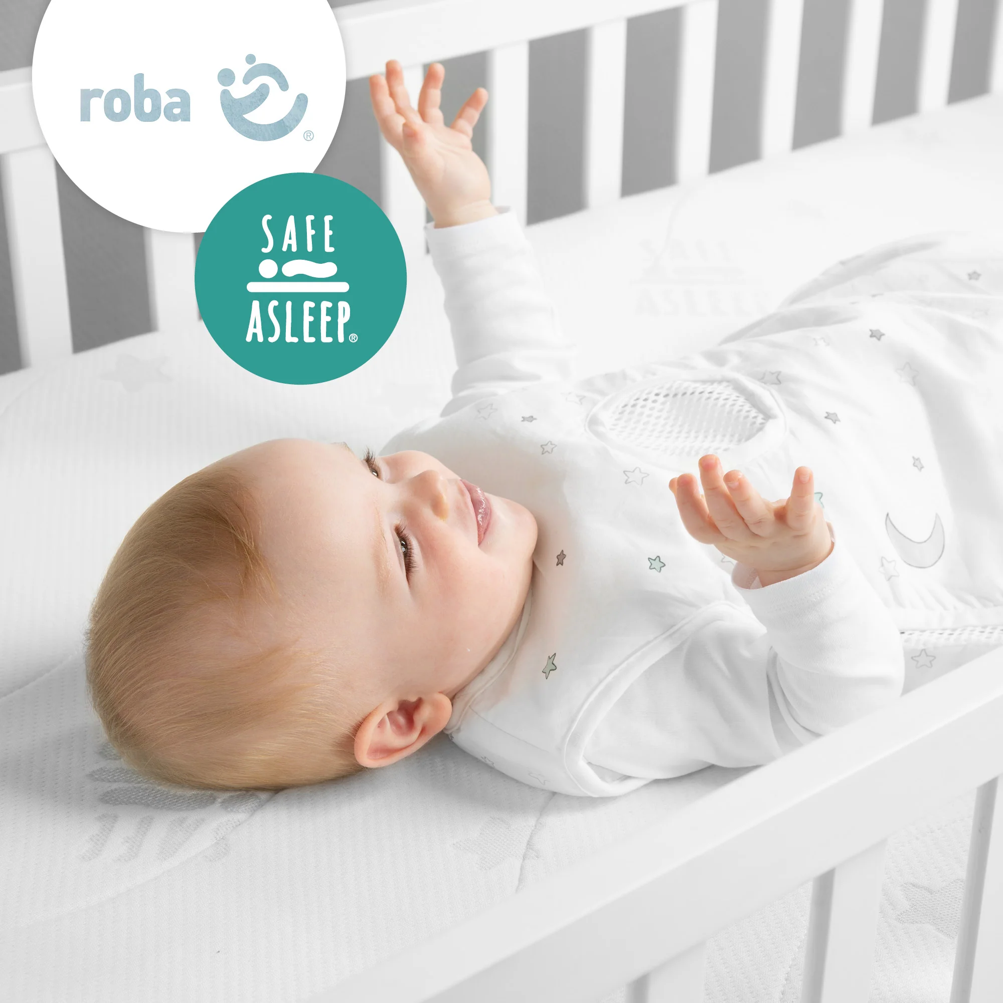 Babybettmatratze 'safe asleep®', AIR BALANCE PLUS, 70 x 140 x 9 cm, für optimales Schlafklima - Image 3