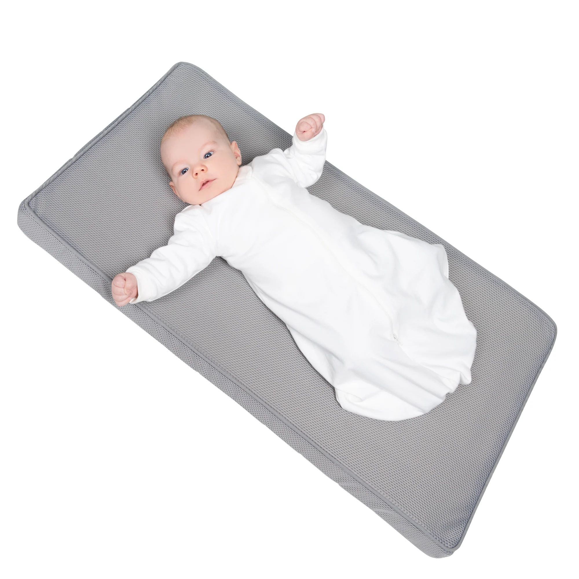 Stubenbettmatratze 'safe asleep®', AIR BALANCE PREMIUMMESH, 45 x 90 x 5,5 cm, optimales Schlafklima - Image 7