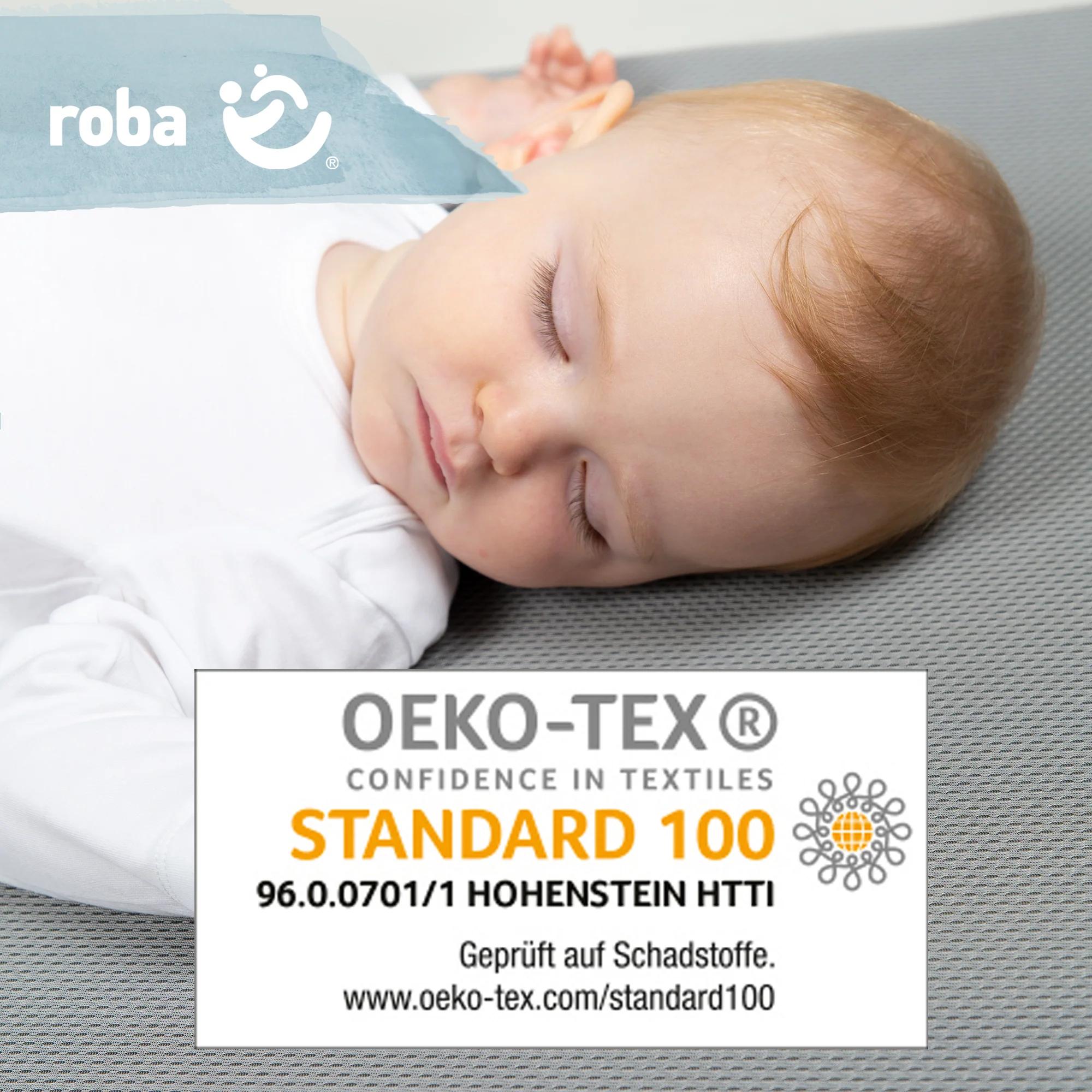 Babybettmatratze 'safe asleep®', AIR BALANCE PREMIUMMESH, 60 x 120 x 9 cm, optimales Schlafklima - Image 5