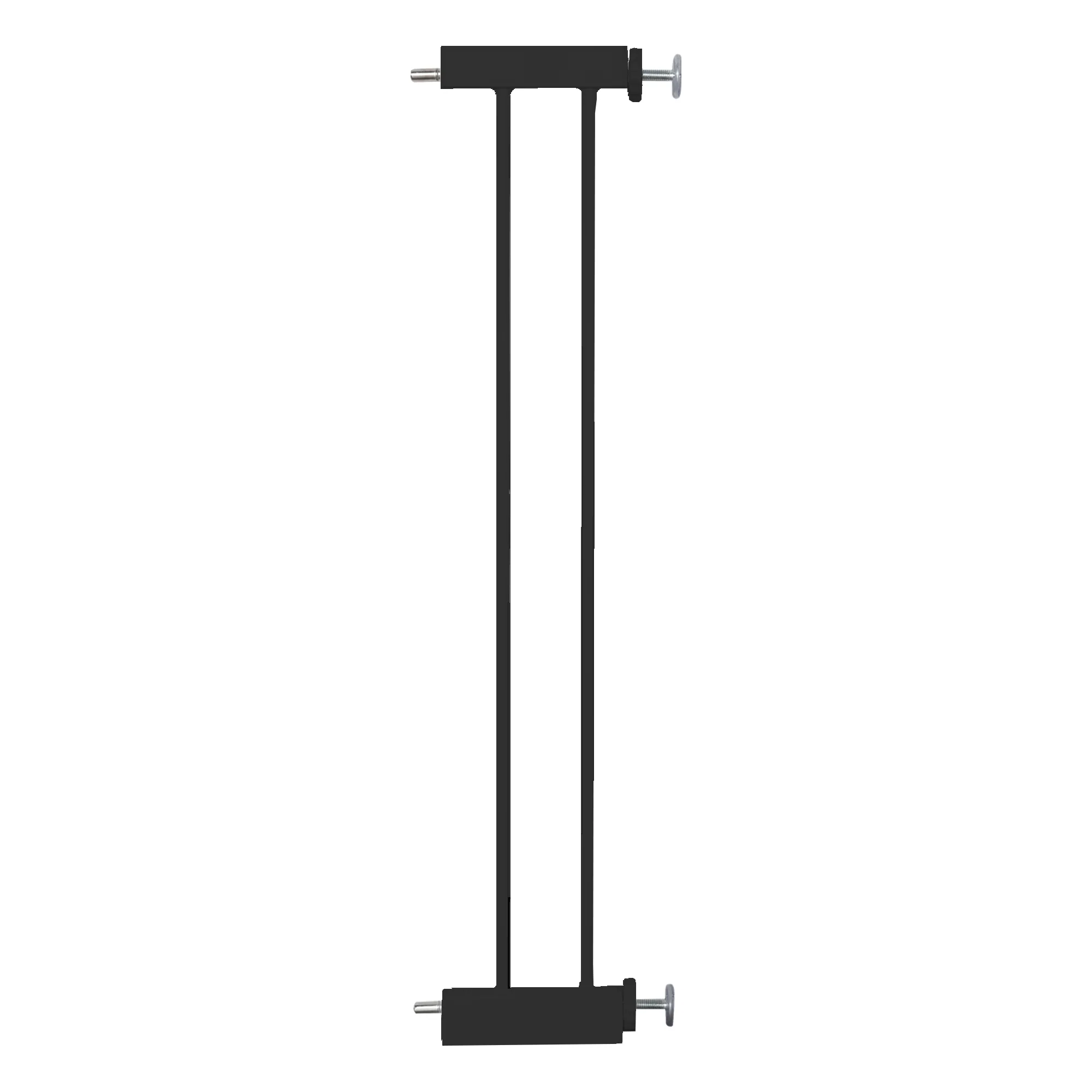 Anbauteil 14 cm - Erweiterung für Tür- & Treppenschutzgitter easySafe + aus Metall - Schwarz