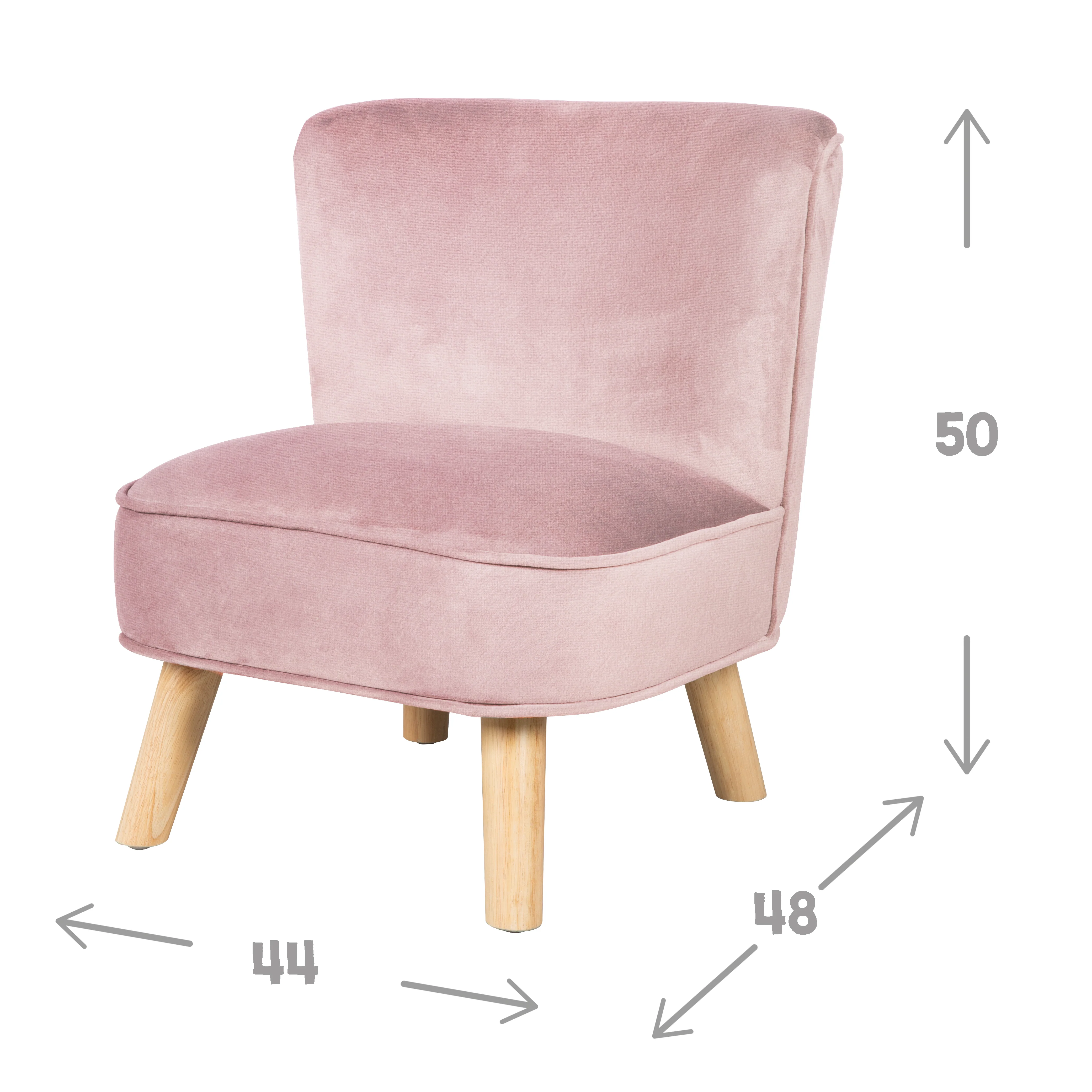 Bundle 'Lil Sofa' enthält Kindersofa, Kindersessel, Dekokissen Wolke in rosa/mauve - Image 6