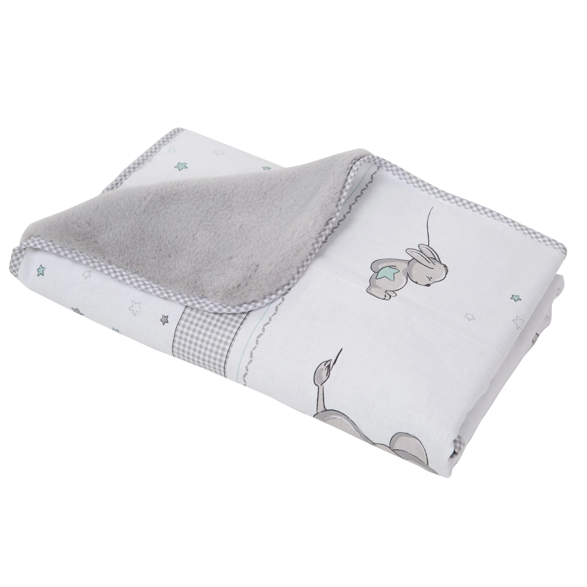 Kuscheldecke 'Sternenzauber' - Babydecke aus 100 % Baumwolle, Maße 80 x 80 cm - Image 3