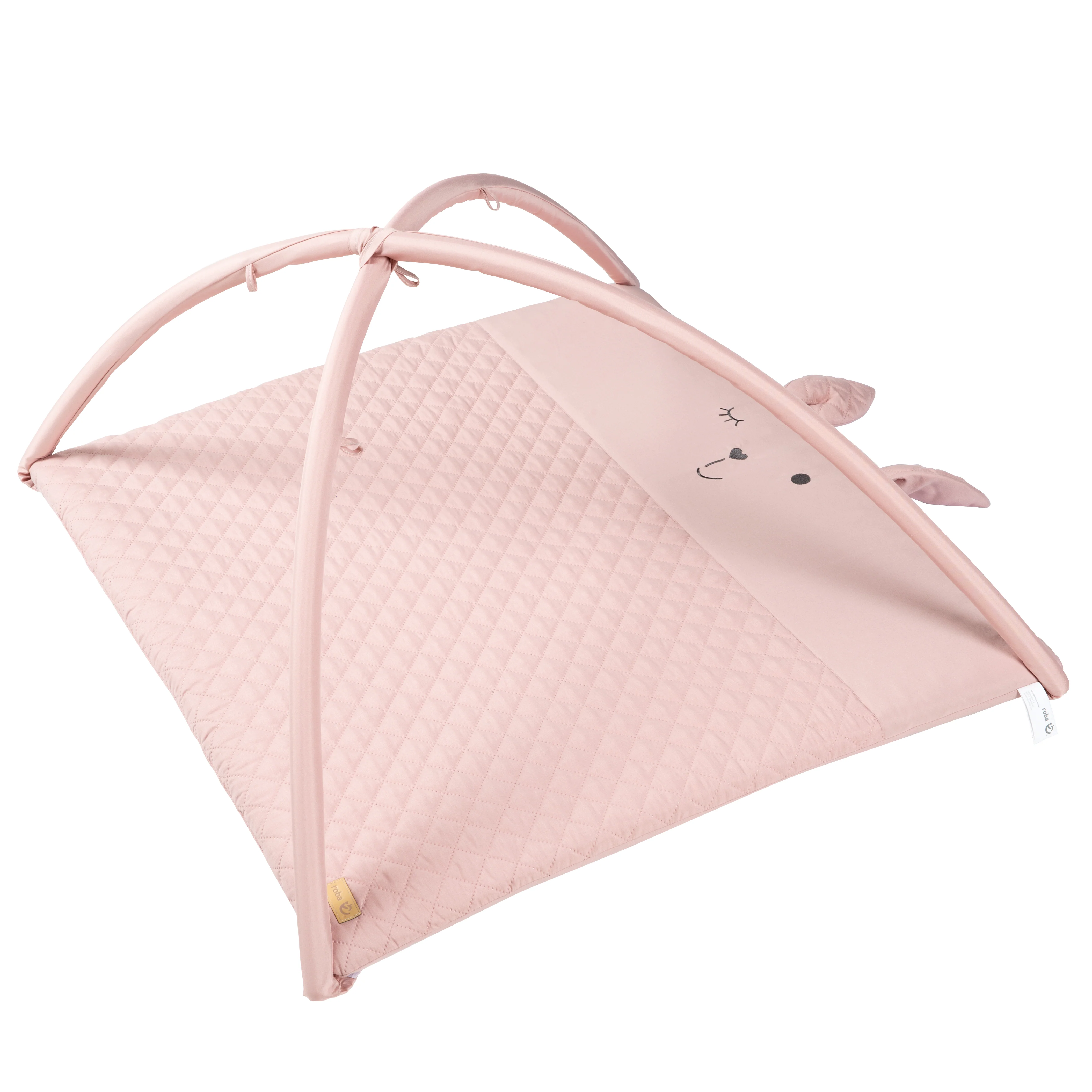 Krabbeldecke 'roba Style', 85 x 75 cm, Spielbogen mit 5 Elementen 'Lily', Wickelauflage - Image 5