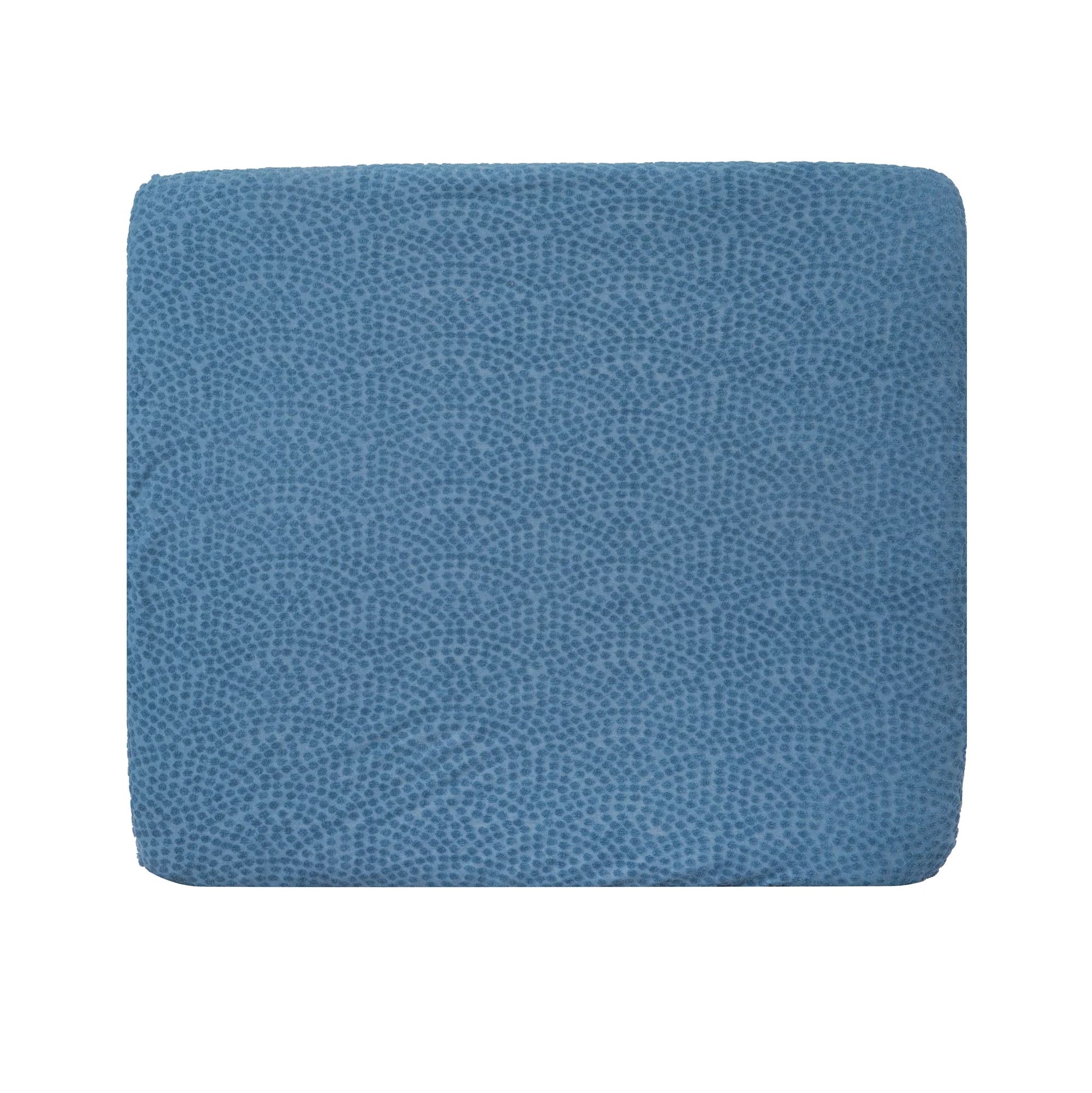 Organic Spannbezug für Wickelauflagen 75x85 cm 'Seashells Indigo' - Blau - Image 8