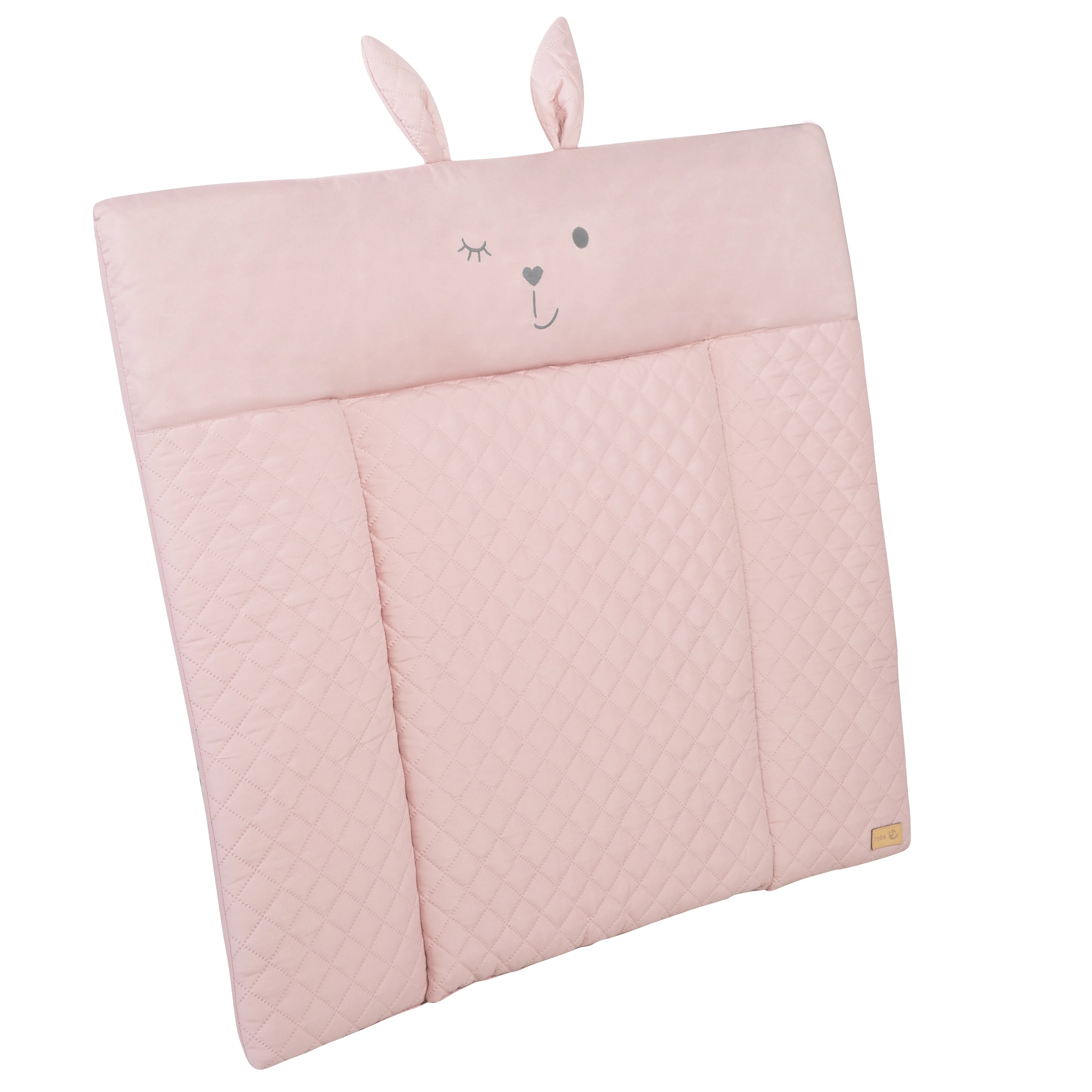 Wickelauflage soft 'roba Style' rosa, 85 x 75 cm, abwischbar, mit Hasengesicht 'Lily' - Image 7
