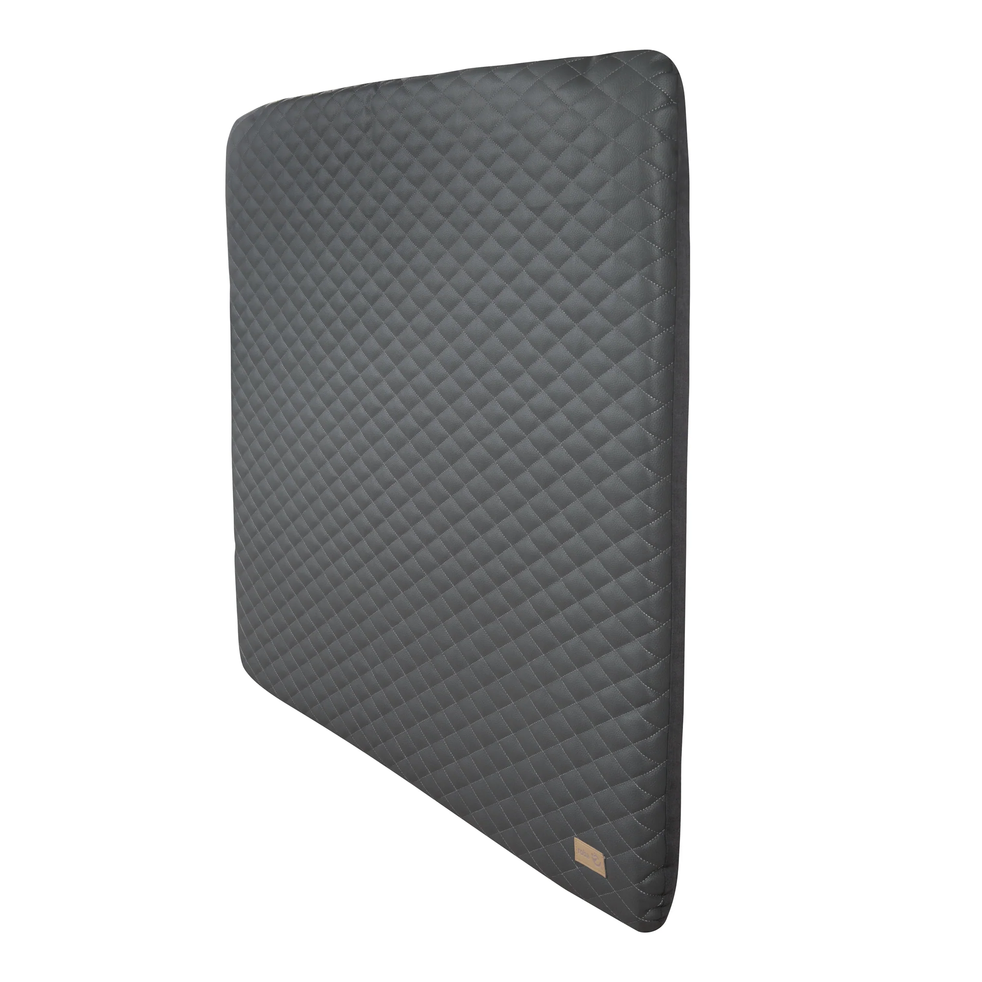 Wickelauflage 'Luxe' 85x75, abwischbares PU-Leder, Design 'Graphite gesteppt' - Image 4