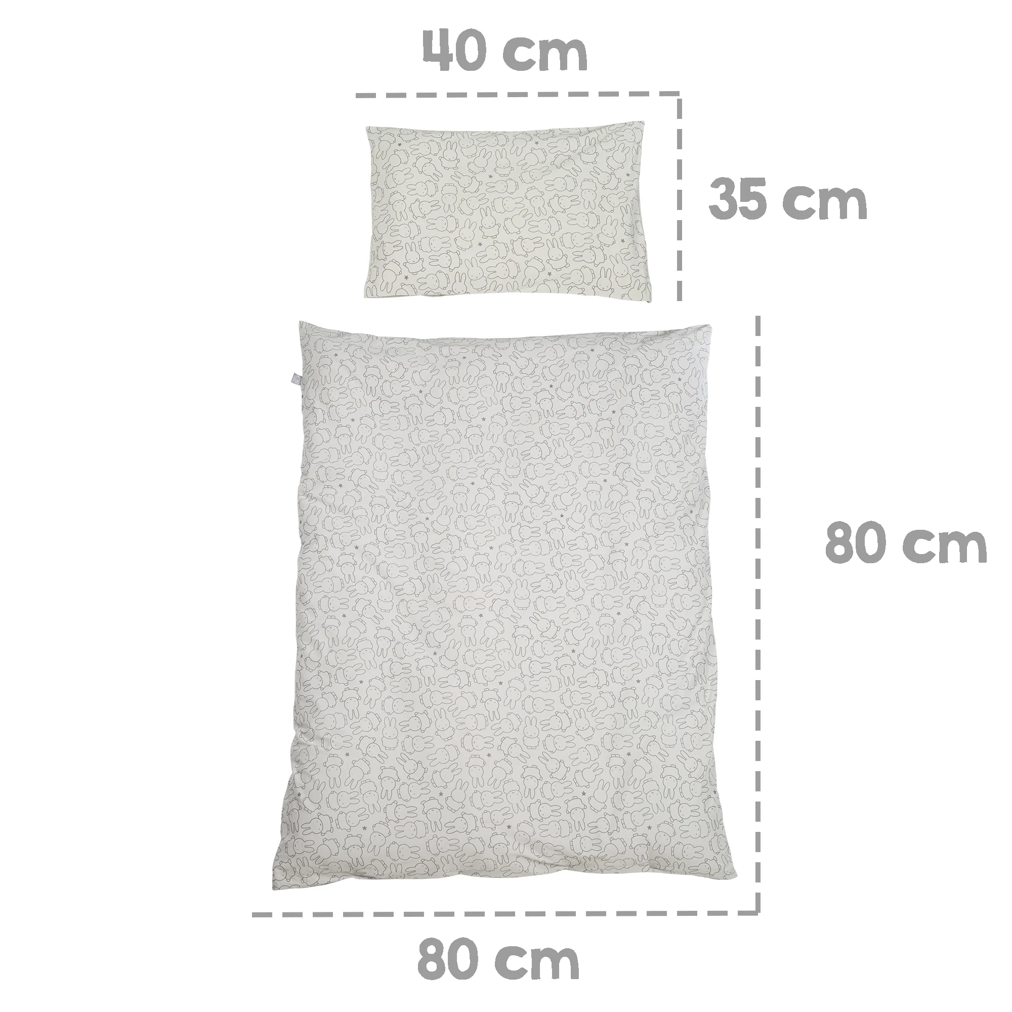 Bettwäsche 'miffy®', 100 x 135 cm, 100 % Baumwoll-Jersey, für Kinder- & Babybetten - Image 3