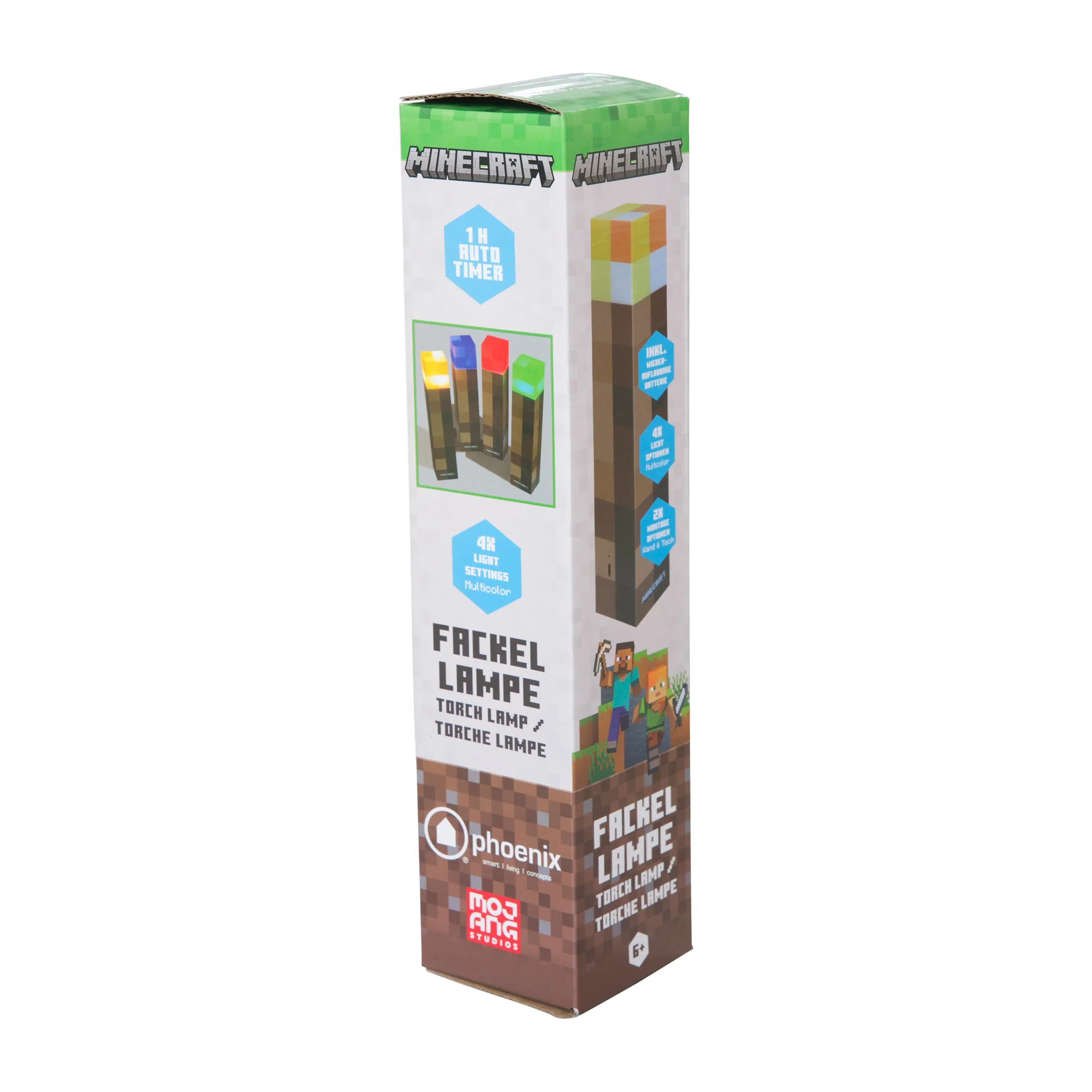 LED-Licht Fackel 'Minecraft' - Aufladbarer Akku - 4 Lichtoptionen - Image 5