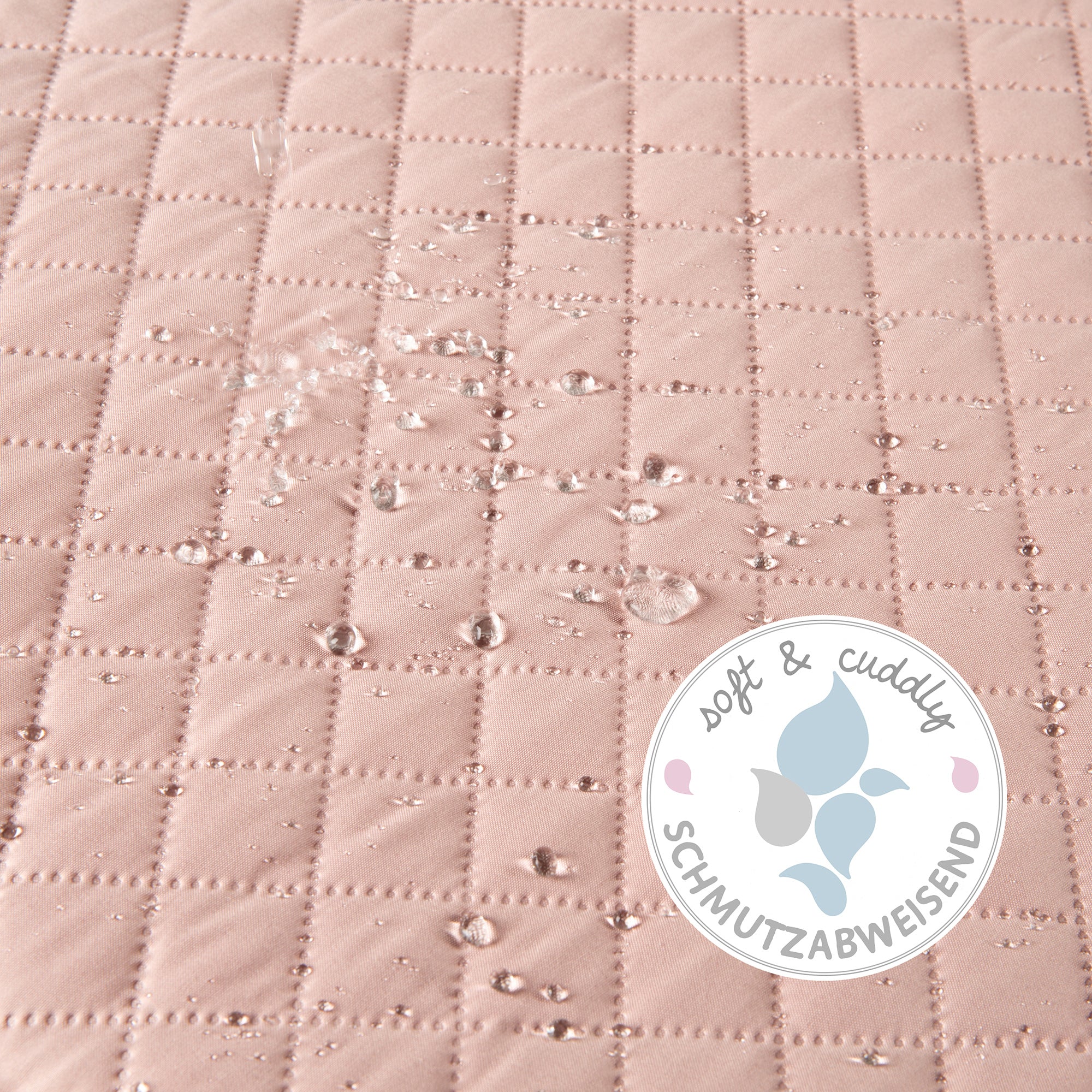 Laufgittereinlage 'roba Style', für 6-eckige Laufgitter, sichere Seitenpolsterung, rosa/mauve - Image 3