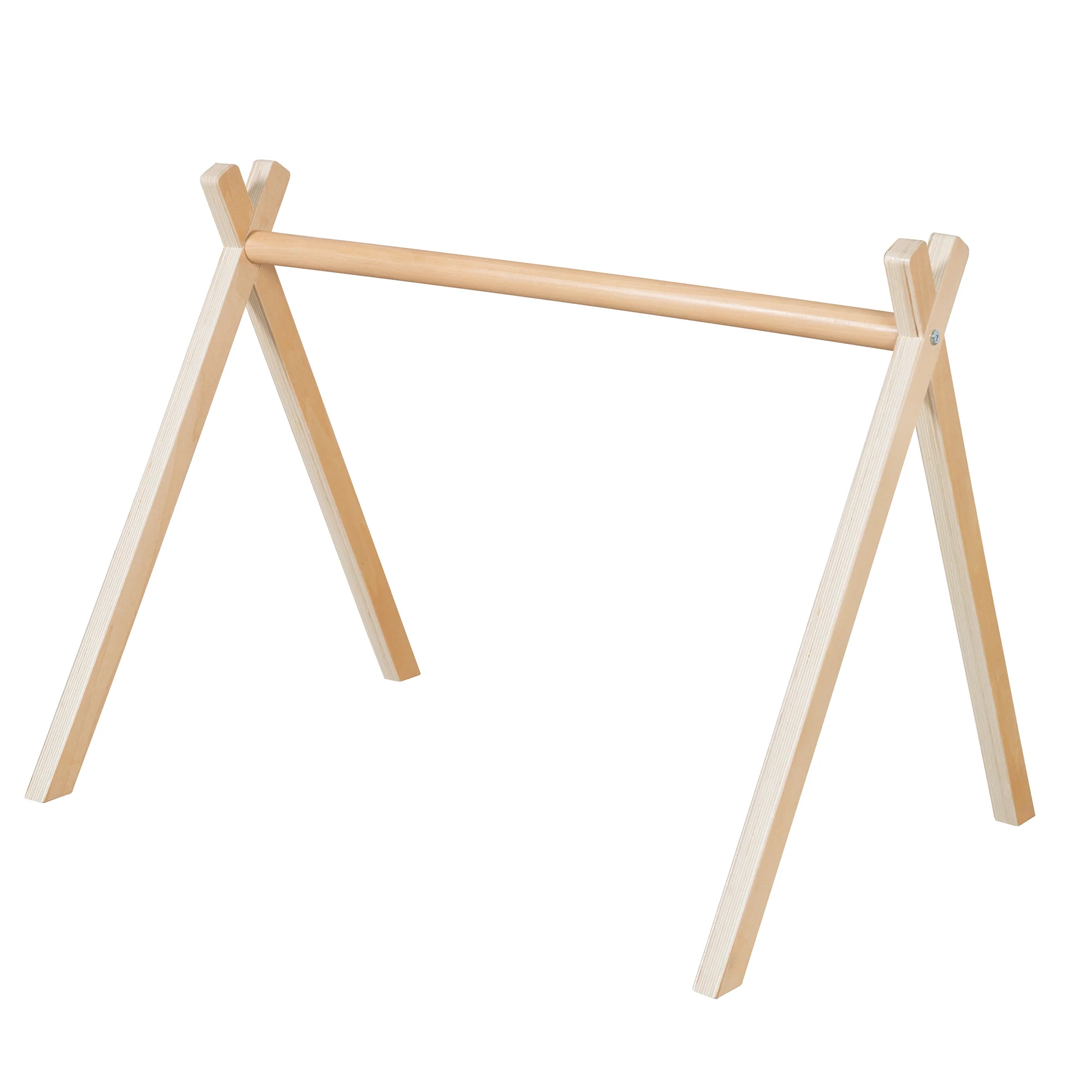 Baby-Spieltrapez nach Montessori-Prinzip  - Spiel- & Greiftrainer aus Holz - Natur