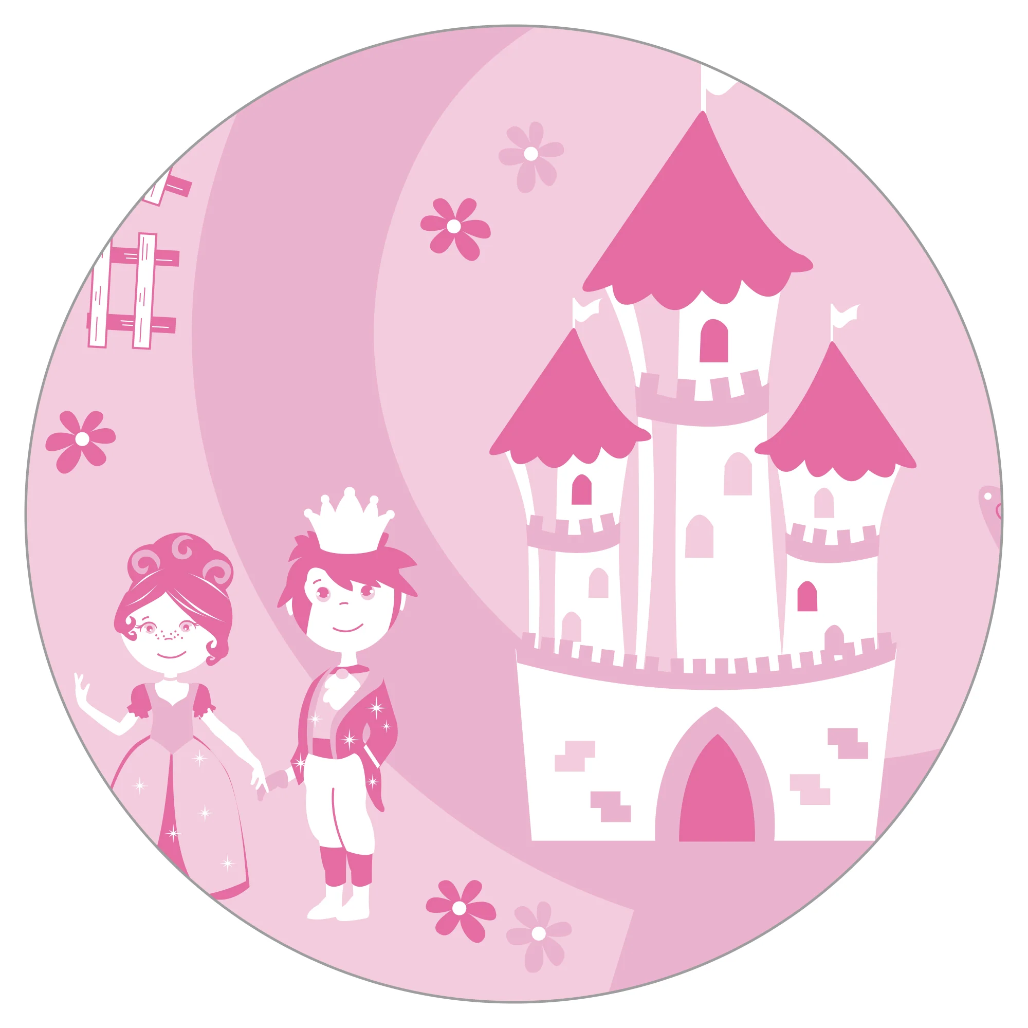 Spielzeugtruhe 'Krone', Sitz-& Aufbewahrungstruhe fürs Kinderzimmer, Truhenbank rosa / pink - Image 3
