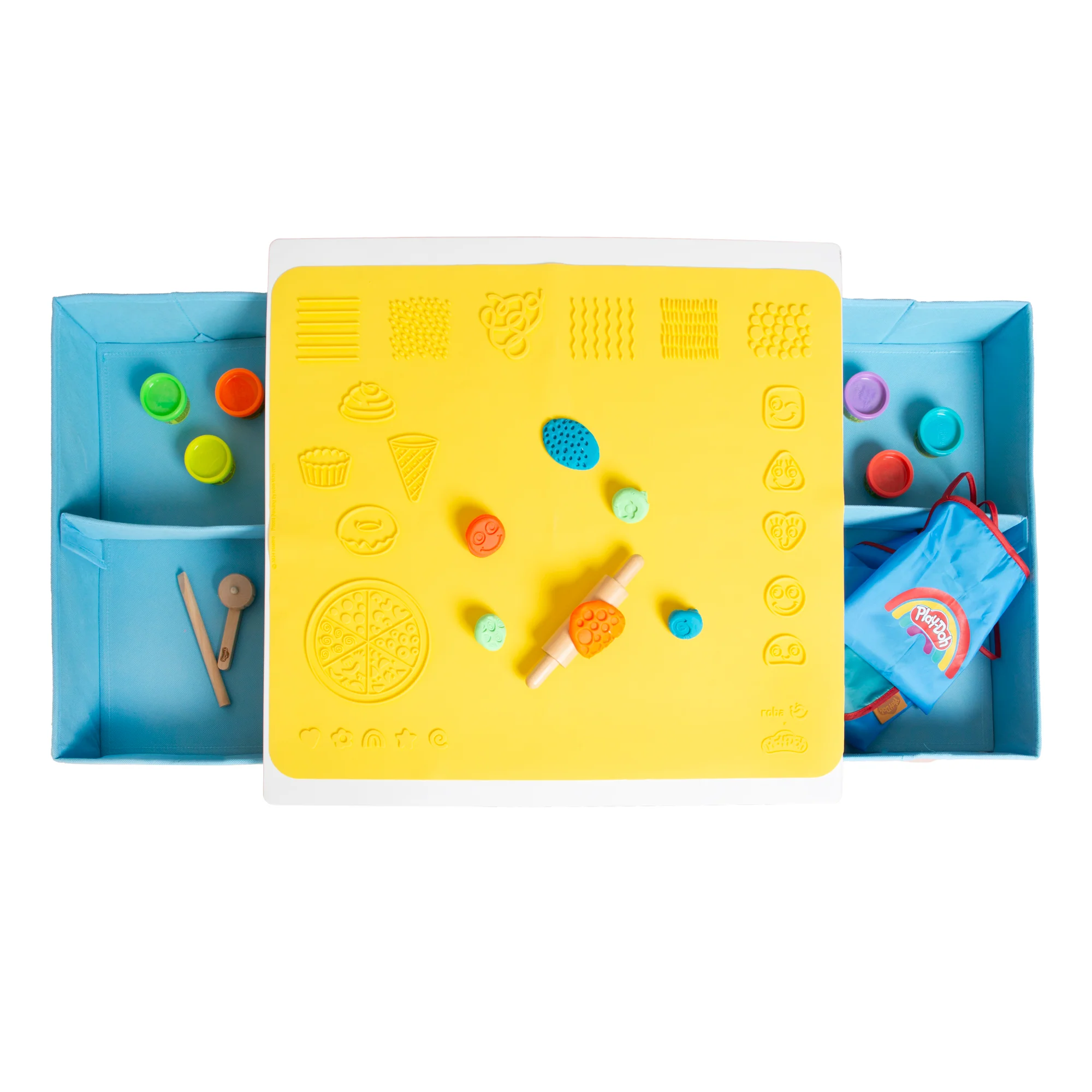 roba x Play-Doh Basteltisch mit Hocker mit 6 Knetdosen & Spielzubehör - Ab 3 Jahren - Image 6