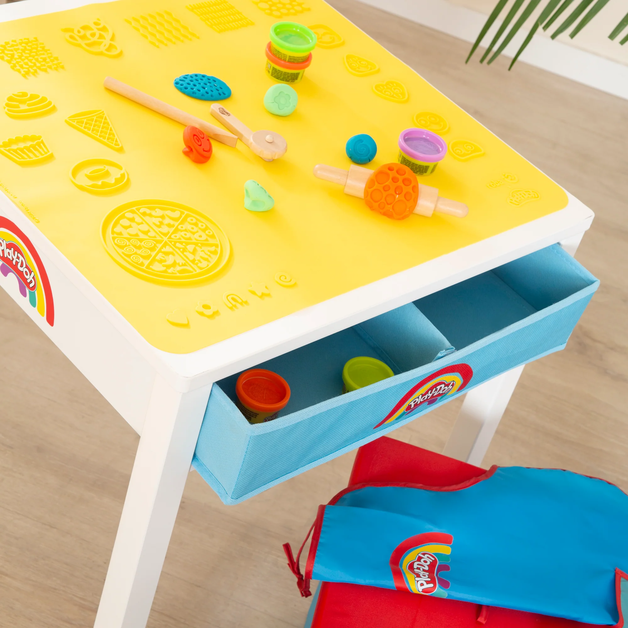 roba x Play-Doh Basteltisch mit Hocker mit 6 Knetdosen & Spielzubehör - Ab 3 Jahren - Image 7