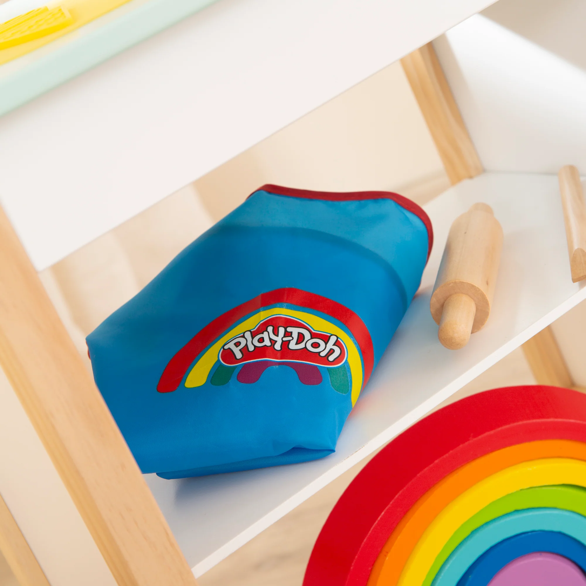 roba x Play-Doh Basteltisch mit Hocker mit 6 Knetdosen & Spielzubehör - Ab 3 Jahren - Image 8