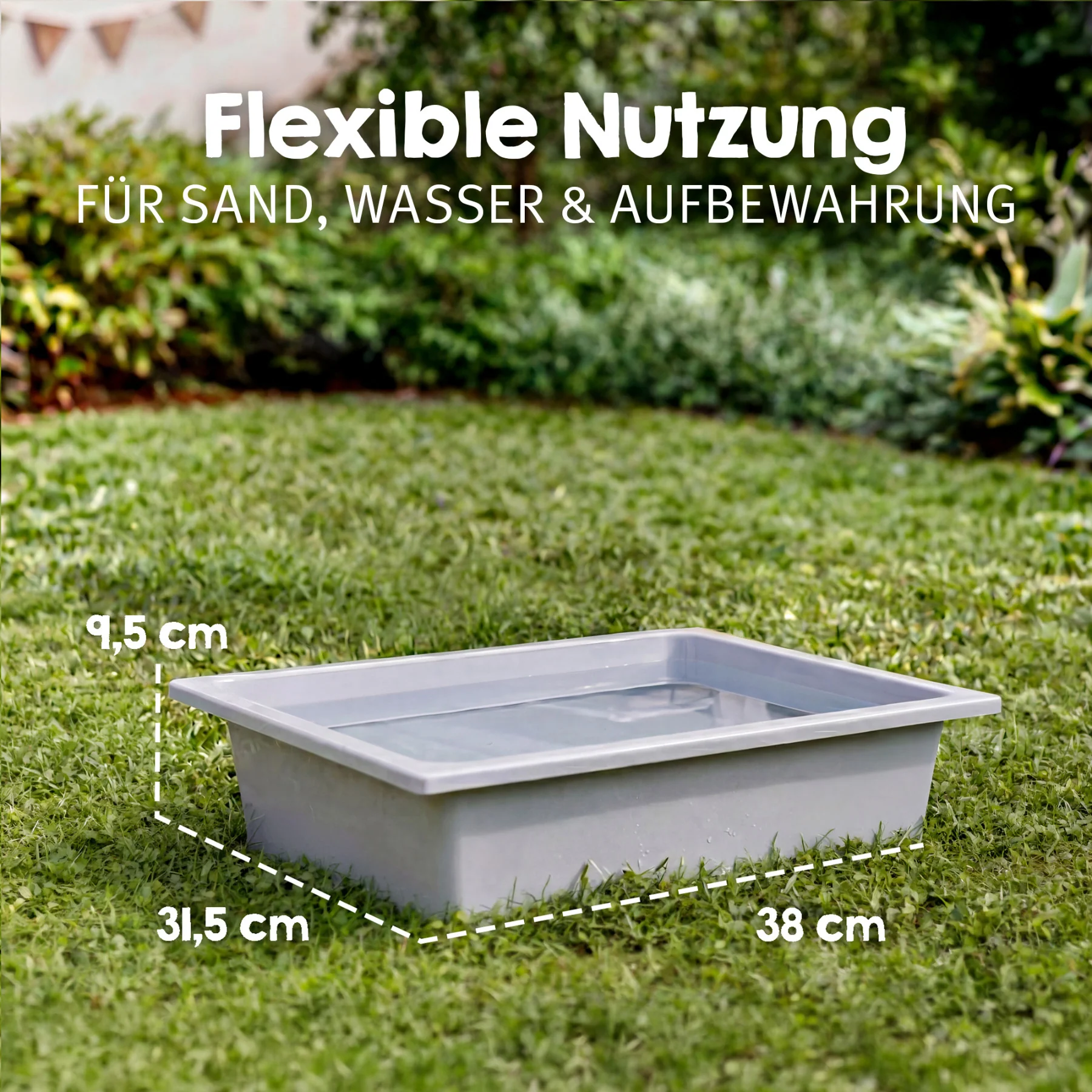 Outdoor+ Spieltisch 'Tiny', Massivholz, Sand- & Matschtisch - Natur - Image 6