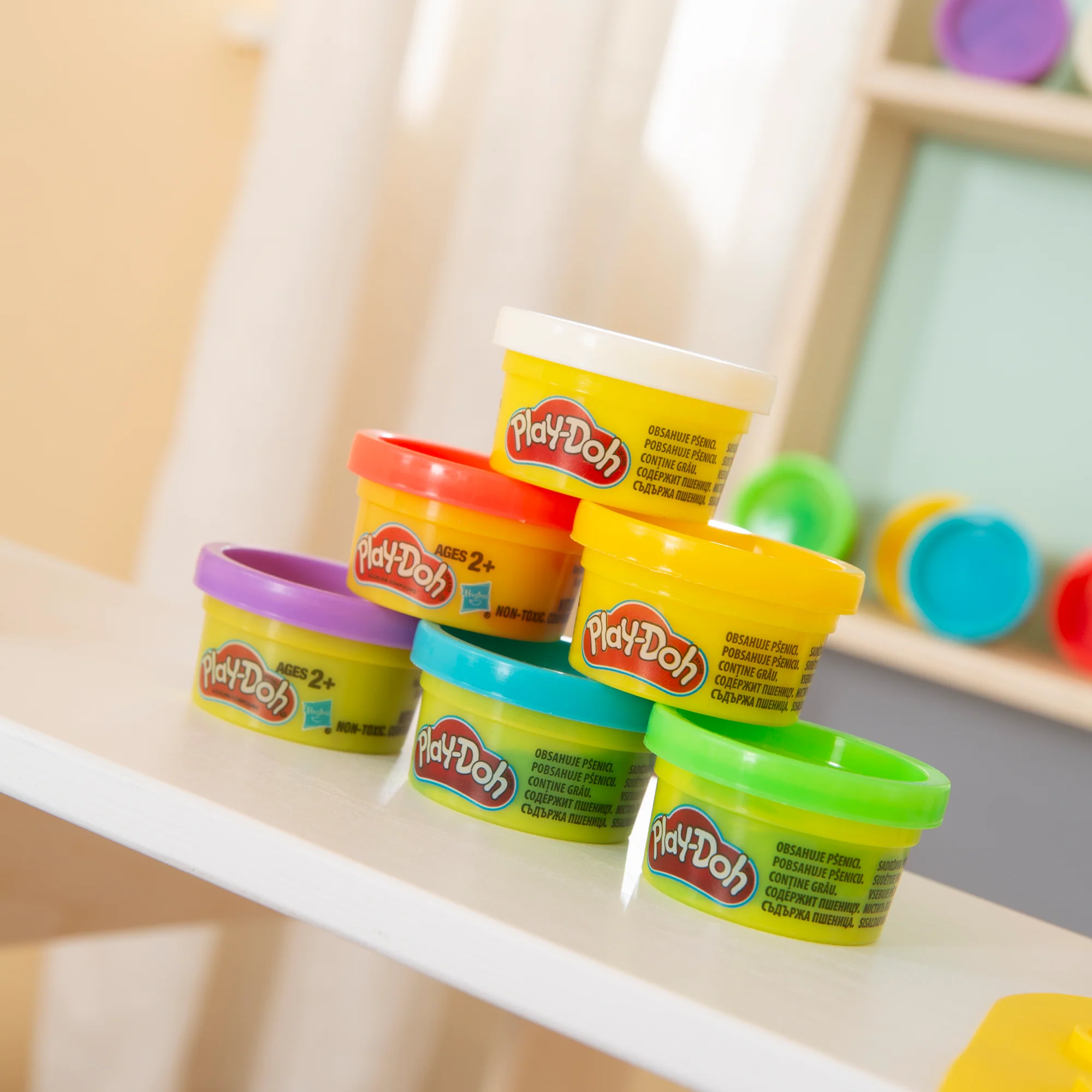 roba x Play-Doh Kaufladen für Kinder mit 12 Knetdosen & Zubehör - Image 7