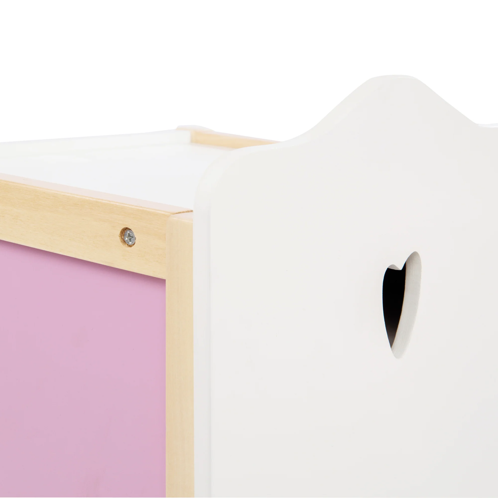 Puppenkleiderschrank 'Scarlett', zum Verstauen von Puppenkleidung & Zubehör, weiß lackiert - Image 5
