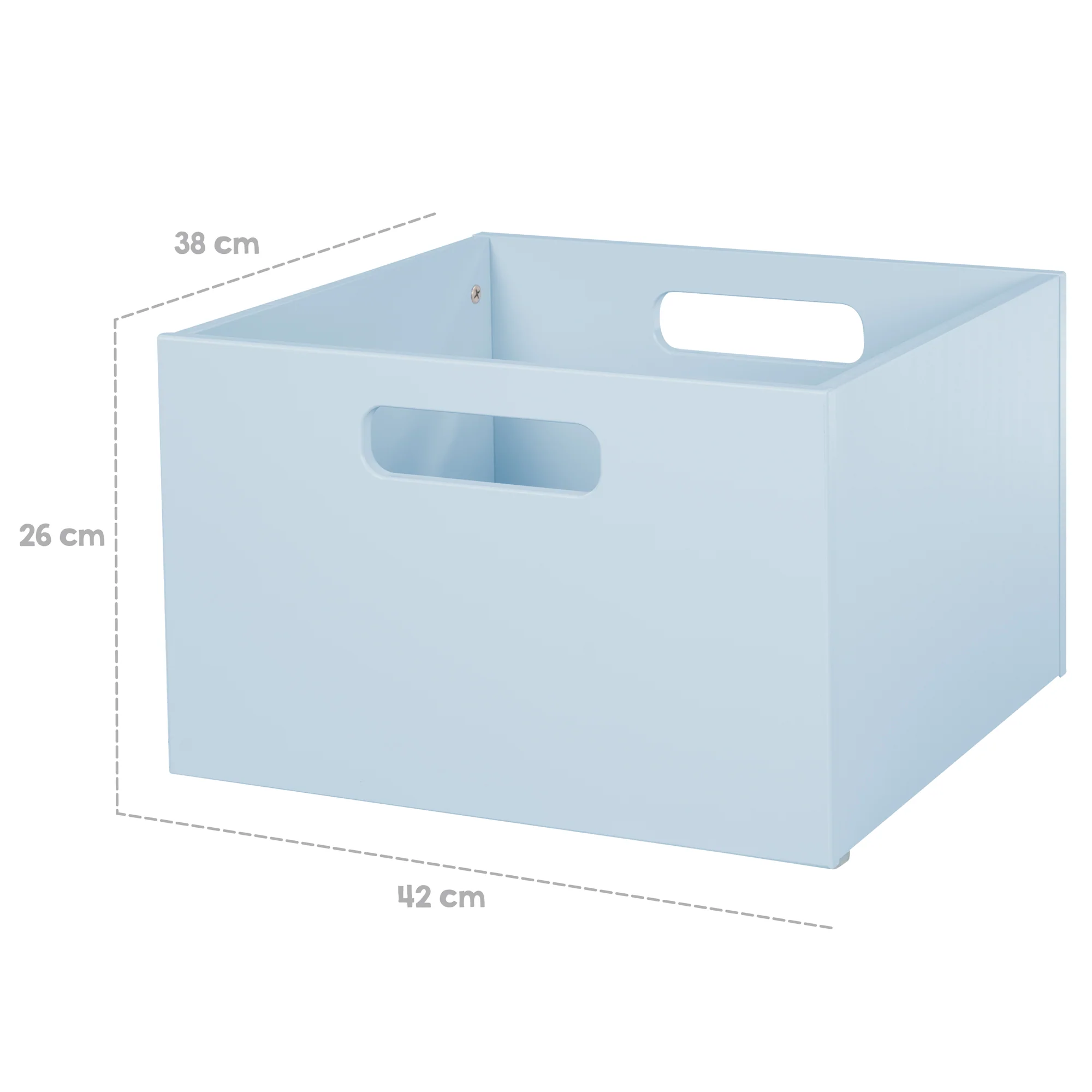 Aufbewahrungsbox für Kinderzimmer, Stauraum für Spielzeug, Deko, meerblau - Image 4