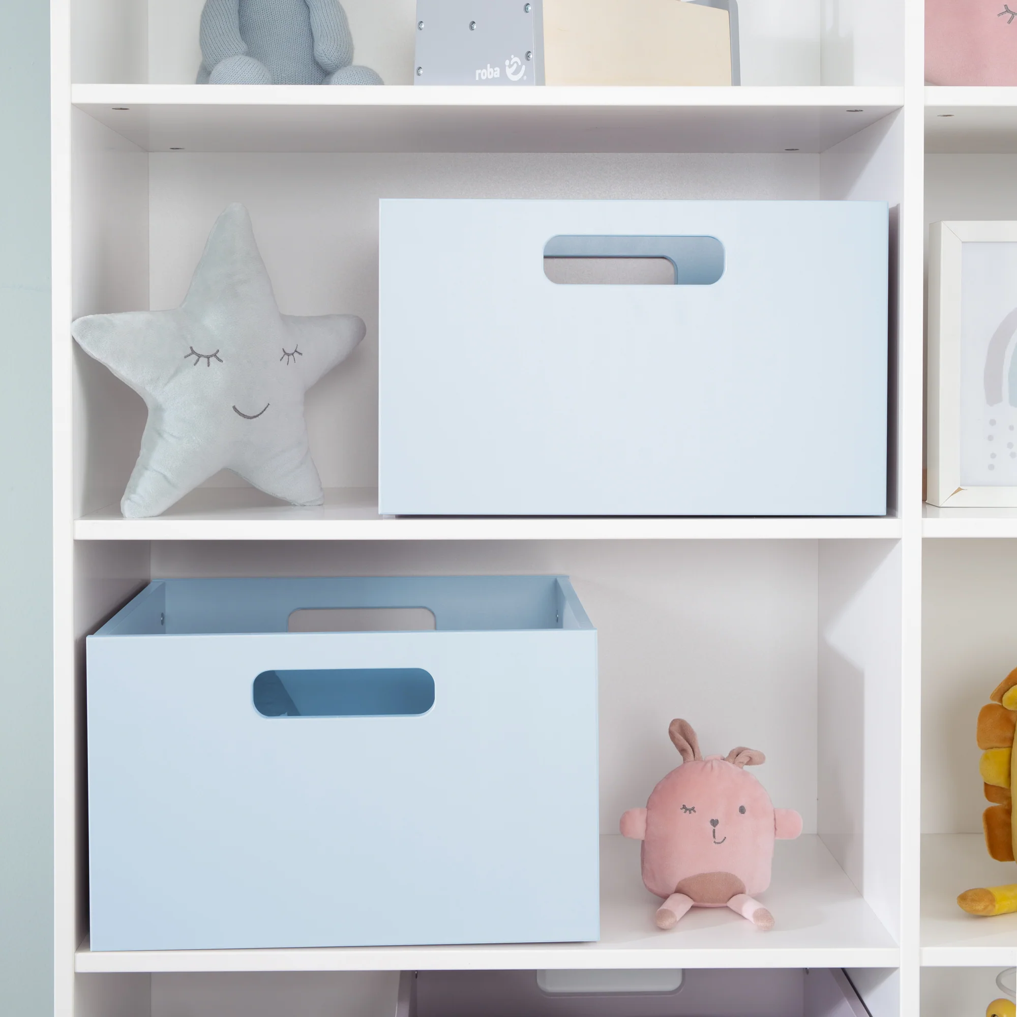 Aufbewahrungsbox für Kinderzimmer, Stauraum für Spielzeug, Deko, meerblau - Image 5