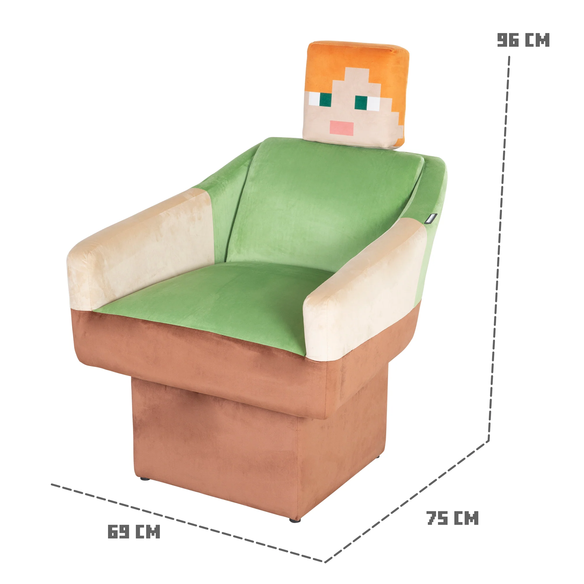 Drehsessel 'Minecraft' - Design Alex mit Arm- & Kopfstütze - Mehrfarbig - Image 11