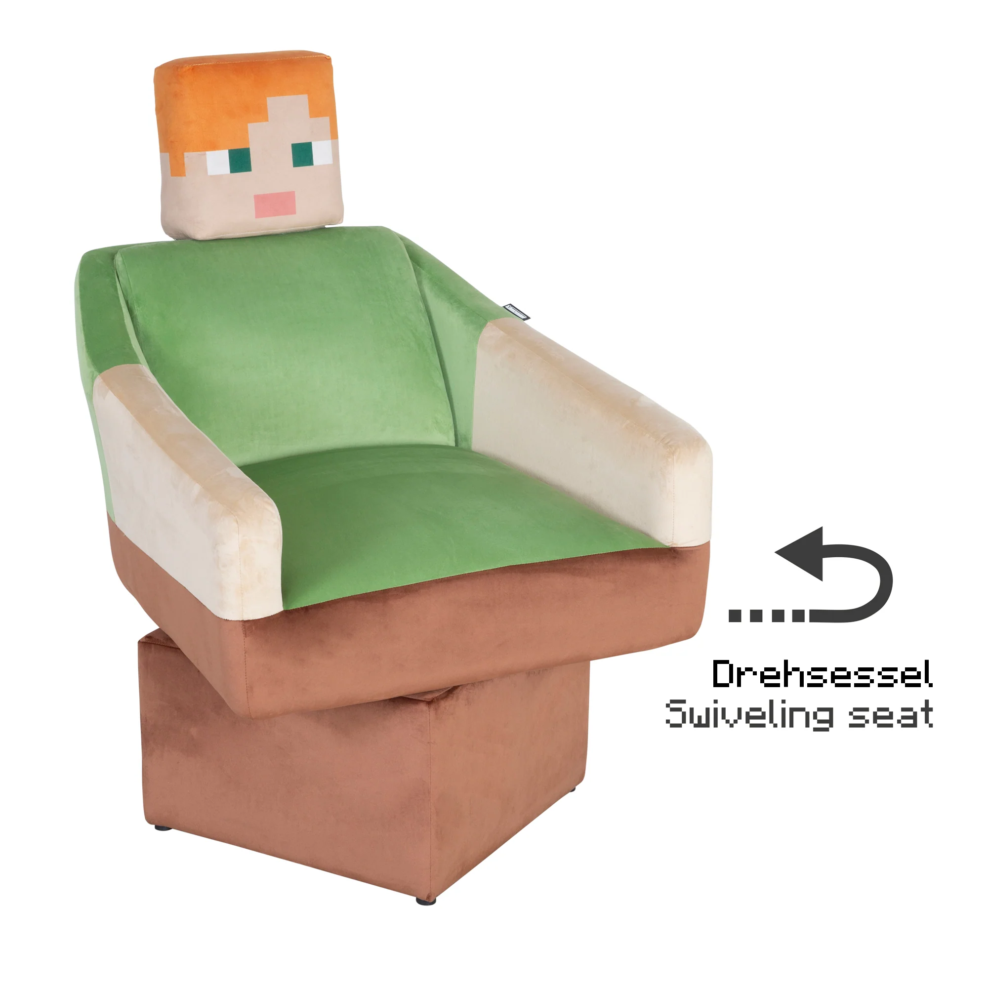 Drehsessel 'Minecraft' - Design Alex mit Arm- & Kopfstütze - Mehrfarbig - Image 12