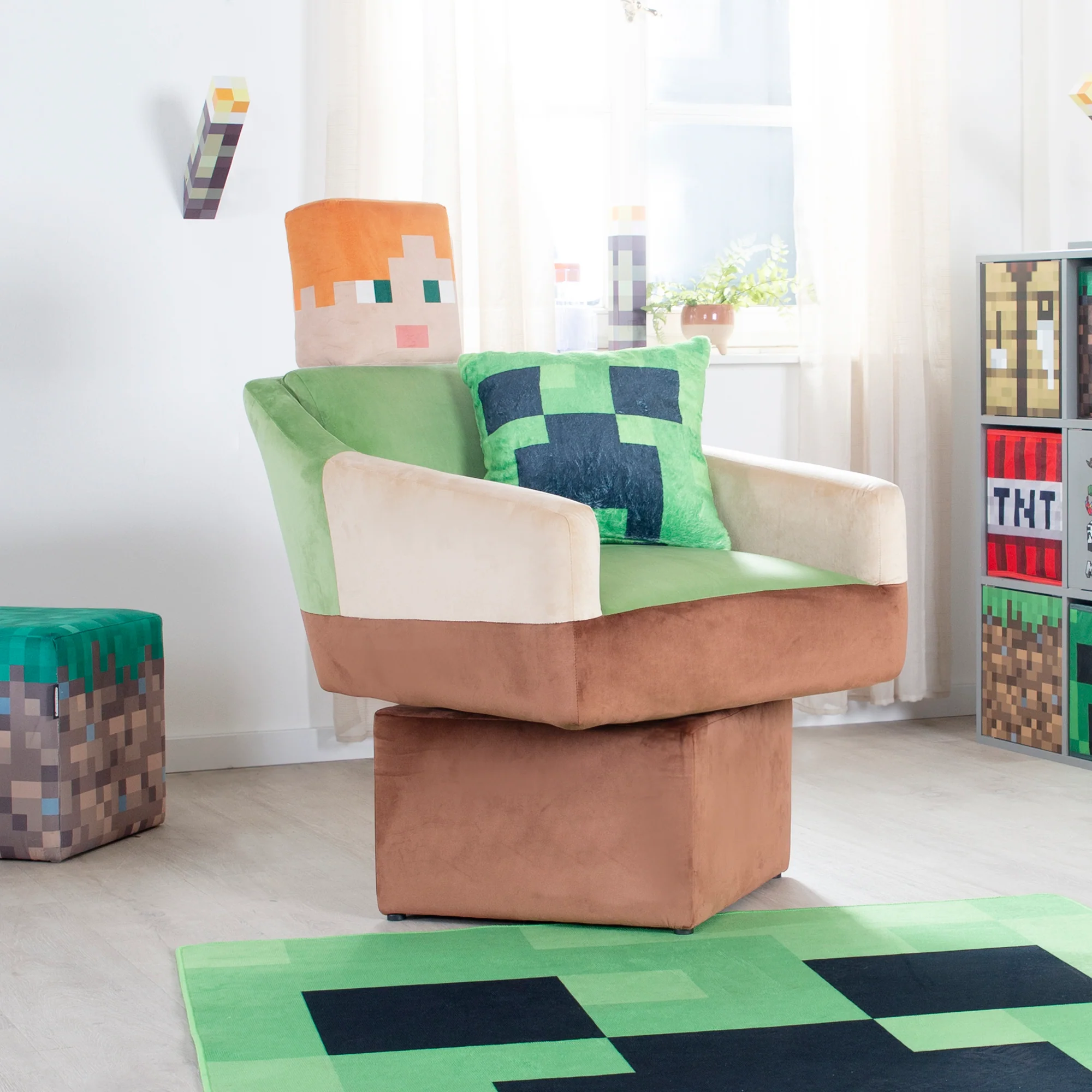 Drehsessel 'Minecraft' - Design Alex mit Arm- & Kopfstütze - Mehrfarbig - Image 14