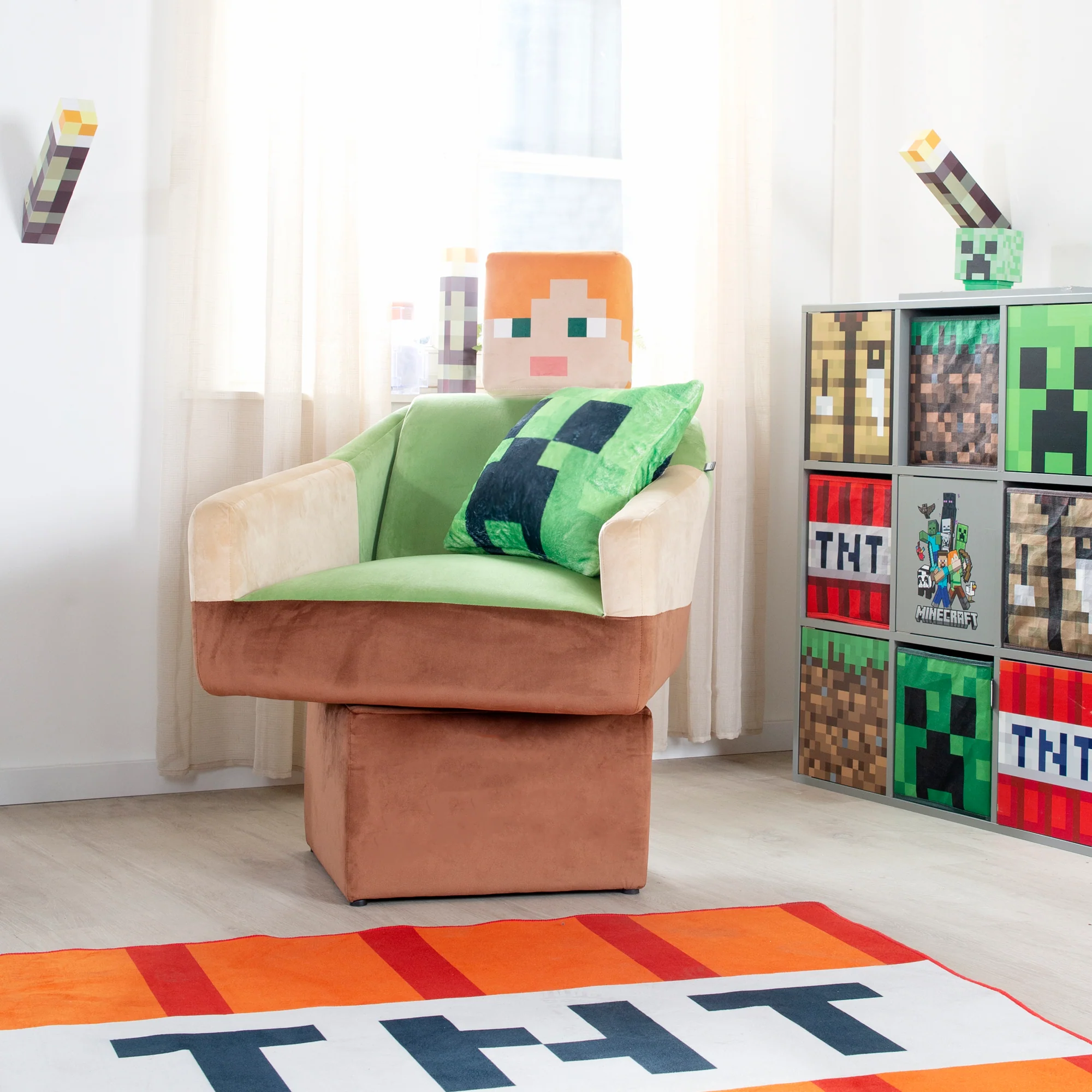 Drehsessel 'Minecraft' - Design Alex mit Arm- & Kopfstütze - Mehrfarbig - Image 4