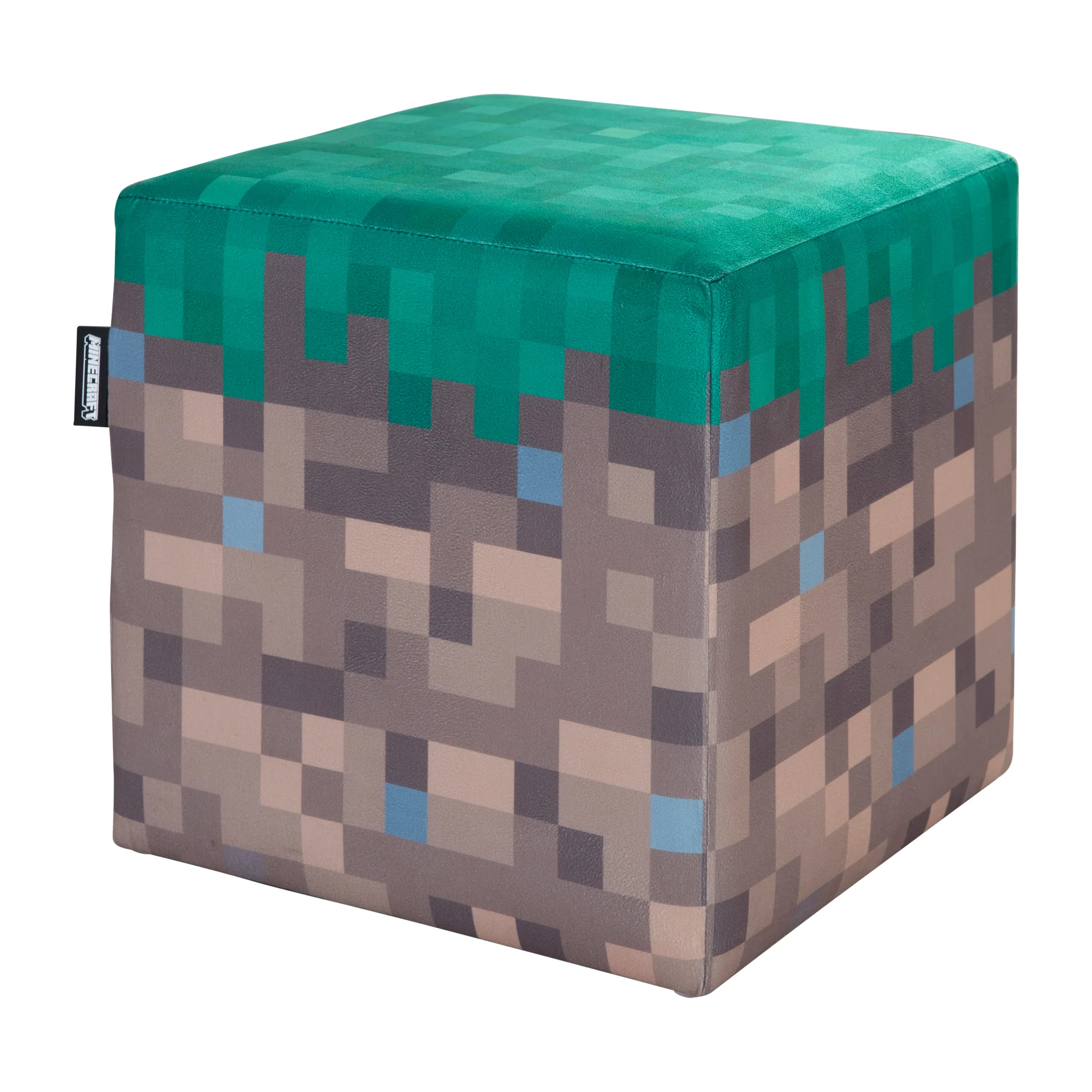 Pouf & Ottomane 'Minecraft' 2er Set - Gepolsterte Sitzfläche - Gras / TNT - Image 3