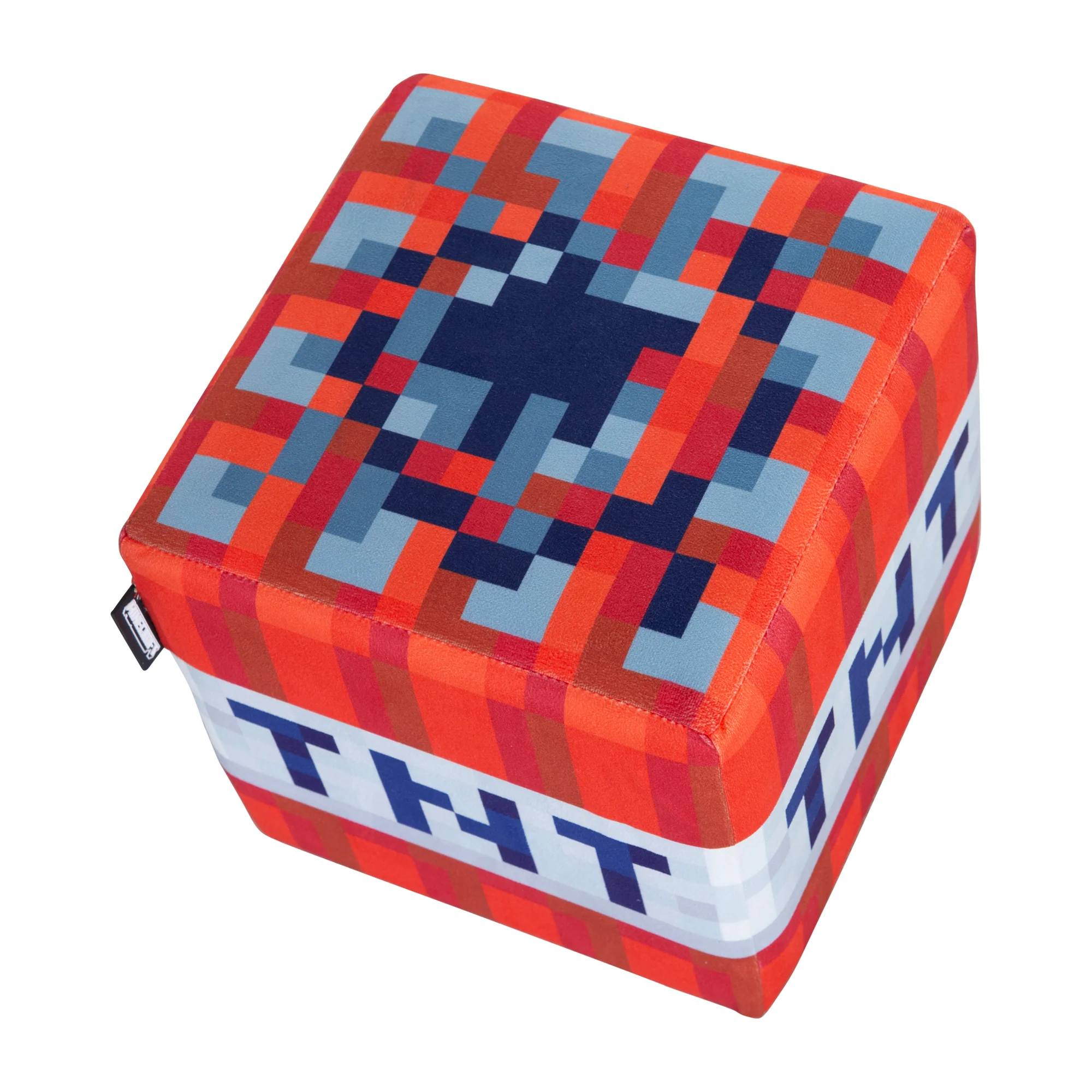 Pouf & Ottomane 'Minecraft' 2er Set - Gepolsterte Sitzfläche - Gras / TNT - Image 6