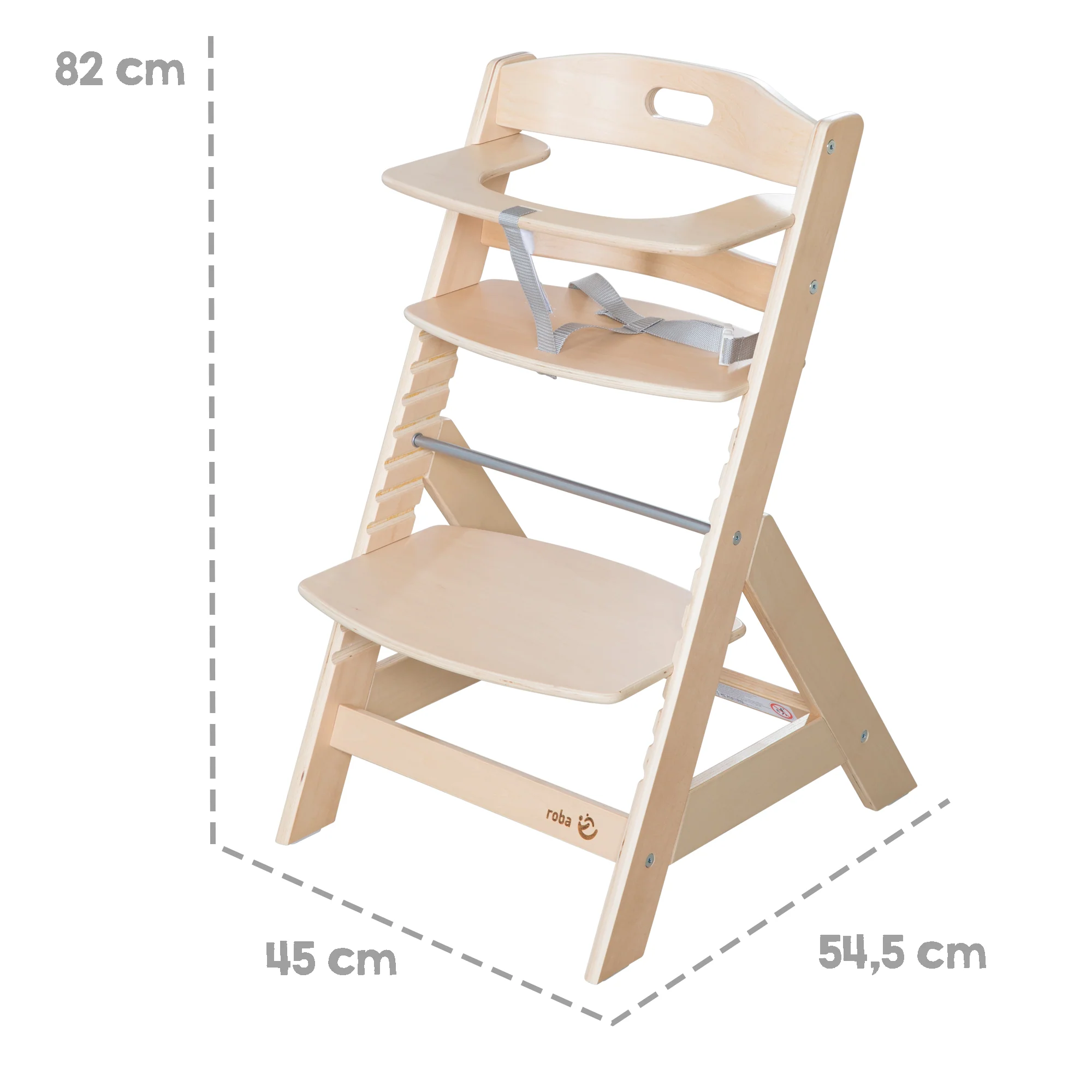 Babyhochstuhl 'Liv Up' inkl. Hochstuhl Organizer - FSC zertifiziertes Holz - Natur - Image 17
