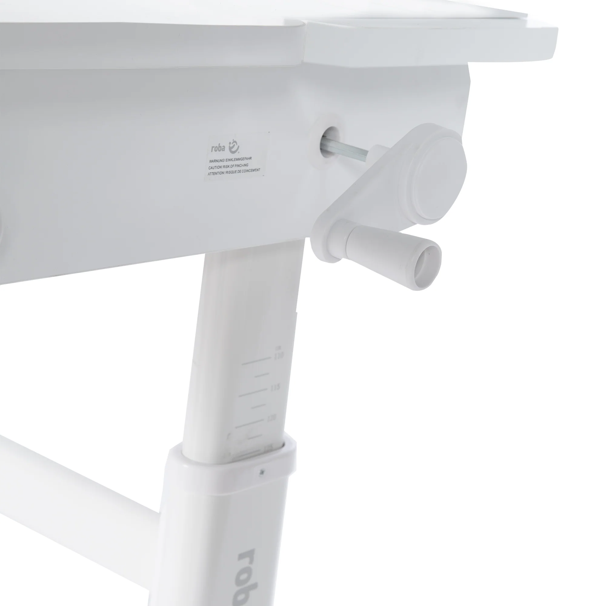 Kinderschreibtisch Basic - Höhenverstellbar - Ergonomisches Design - Ohne Schublade - Weiß - Image 5