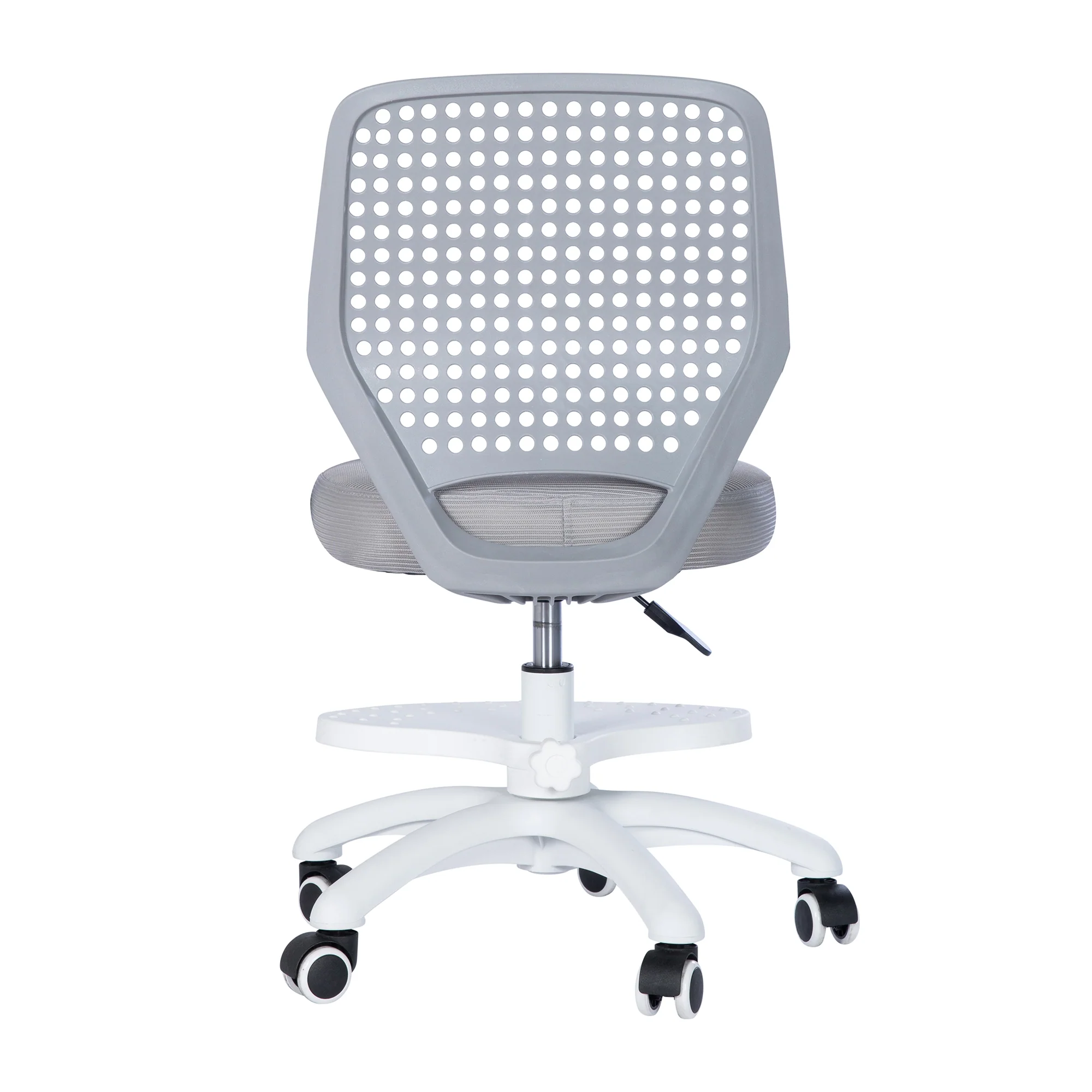 Kinderbürostuhl Smart Grow Basic - Ergonomischer Drehstuhl - Höhenverstellbar - Weiß / Grau - Image 13