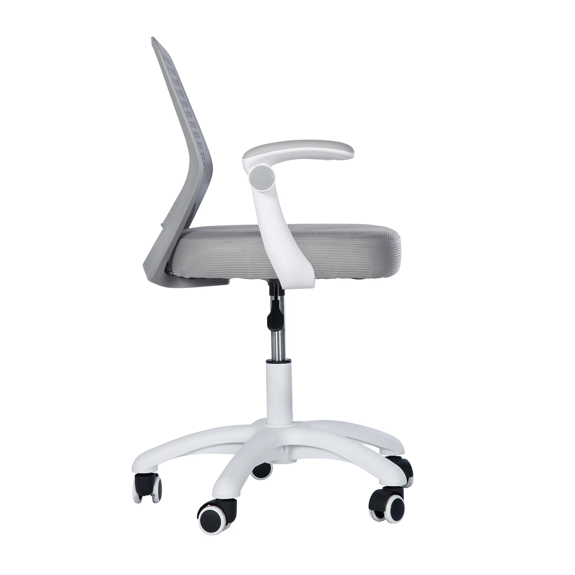 Kinderbürostuhl Smart Grow Basic - Ergonomischer Drehstuhl - Höhenverstellbar - Weiß / Grau - Image 20