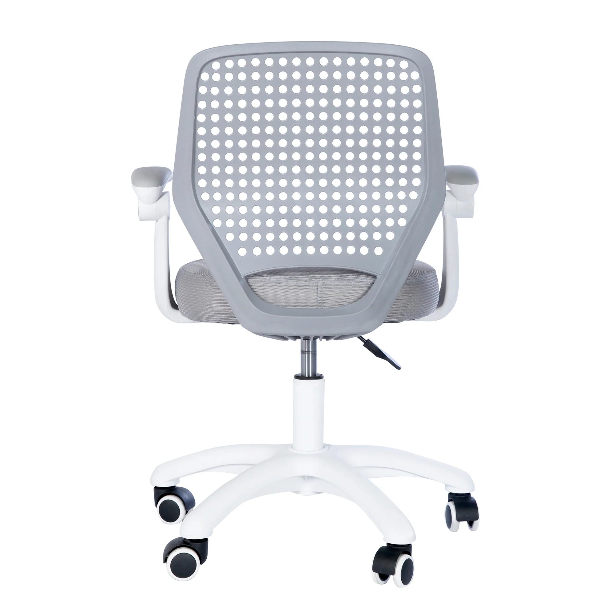 Kinderbürostuhl Smart Grow Basic - Ergonomischer Drehstuhl - Höhenverstellbar - Weiß / Grau - Image 21