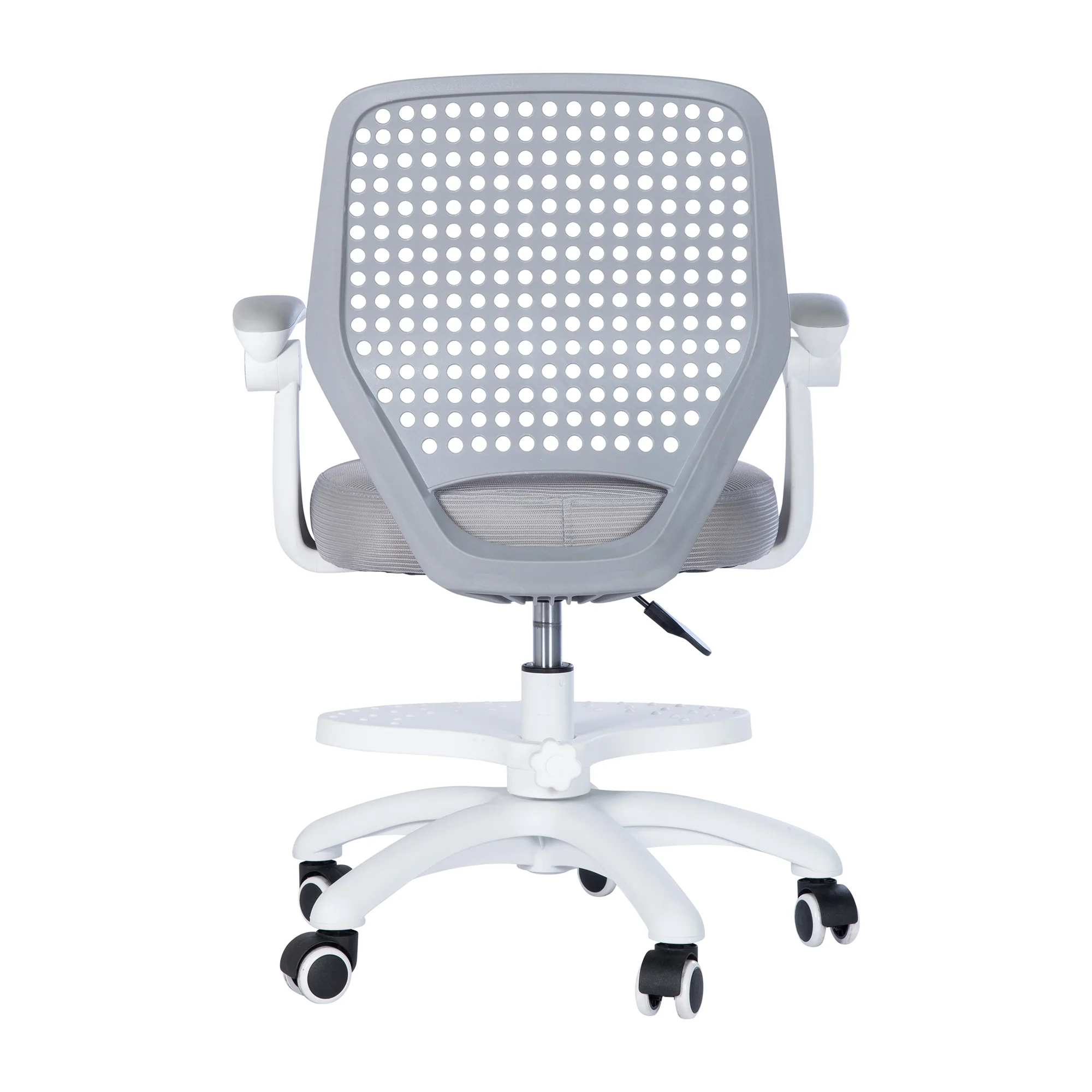 Kinderbürostuhl Smart Grow Basic - Ergonomischer Drehstuhl - Höhenverstellbar - Weiß / Grau - Image 30