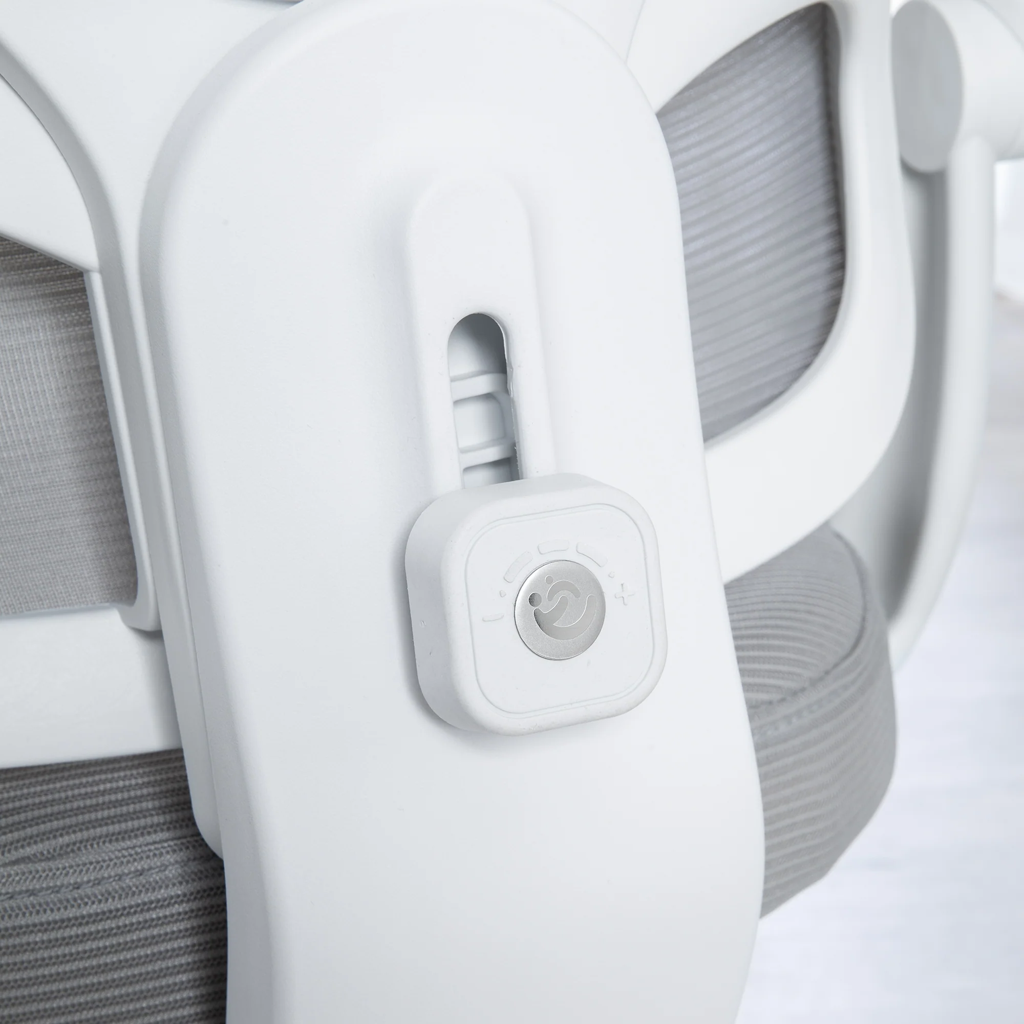 Kinderbürostuhl Smart Grow Premium - Ergonomischer Drehstuhl - Höhenverstellbar - Weiß / Grau - Image 32