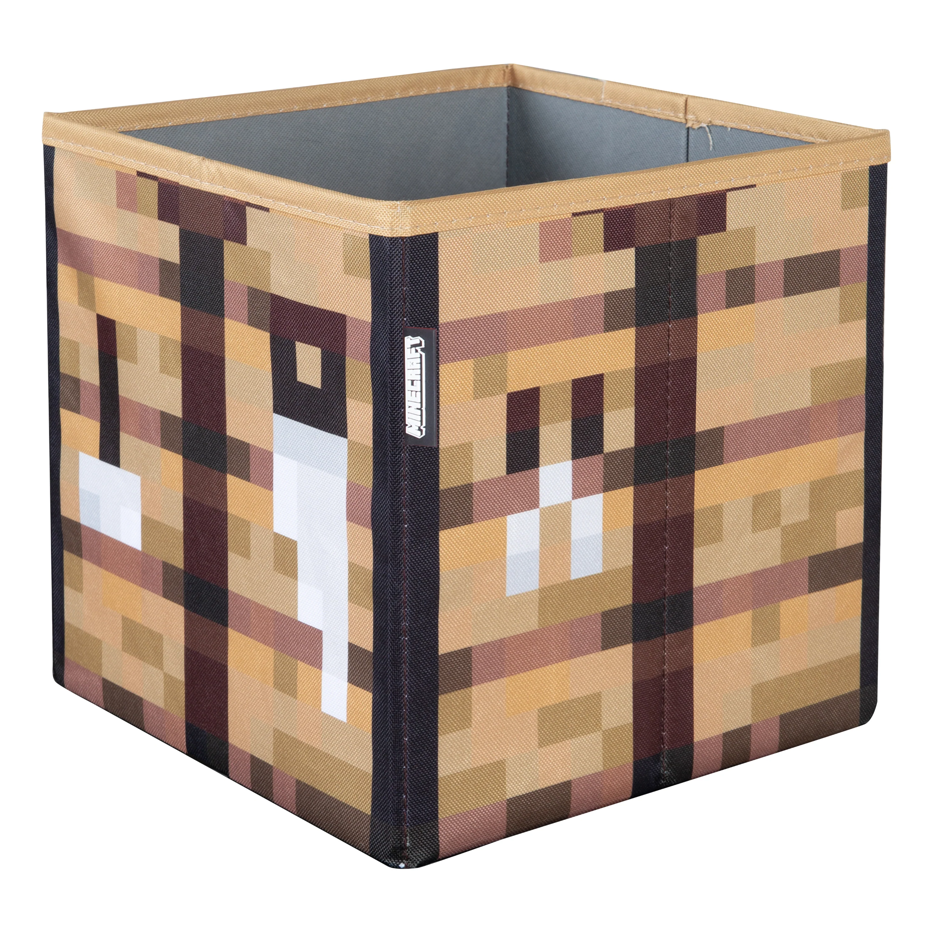 Stoffboxen 2er Set 'Minecraft'  aus Canvas - Faltbar - Creeper und Holzbox - Image 7