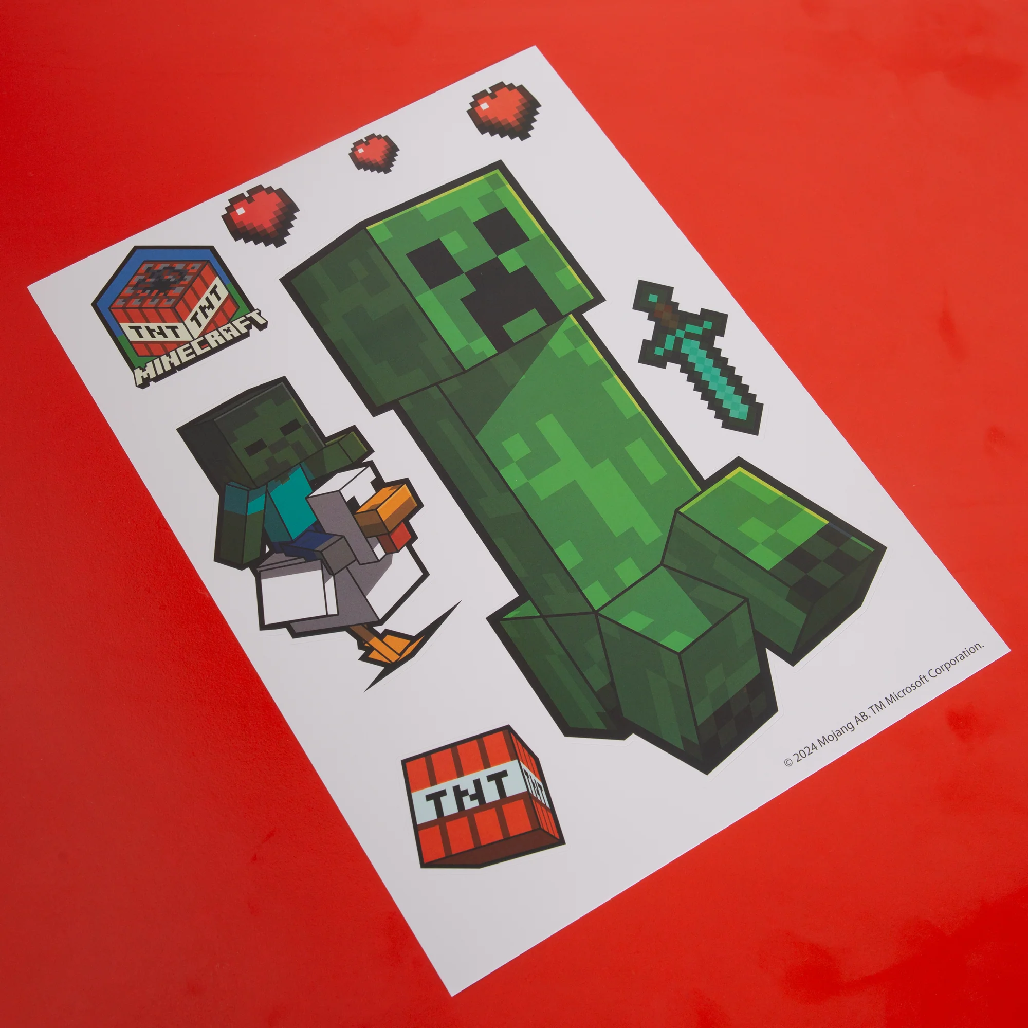 Wandtattoos 'Minecaft' Sticker Minecraft-Charakter - Selbtklebende Vinylfolie - Image 3