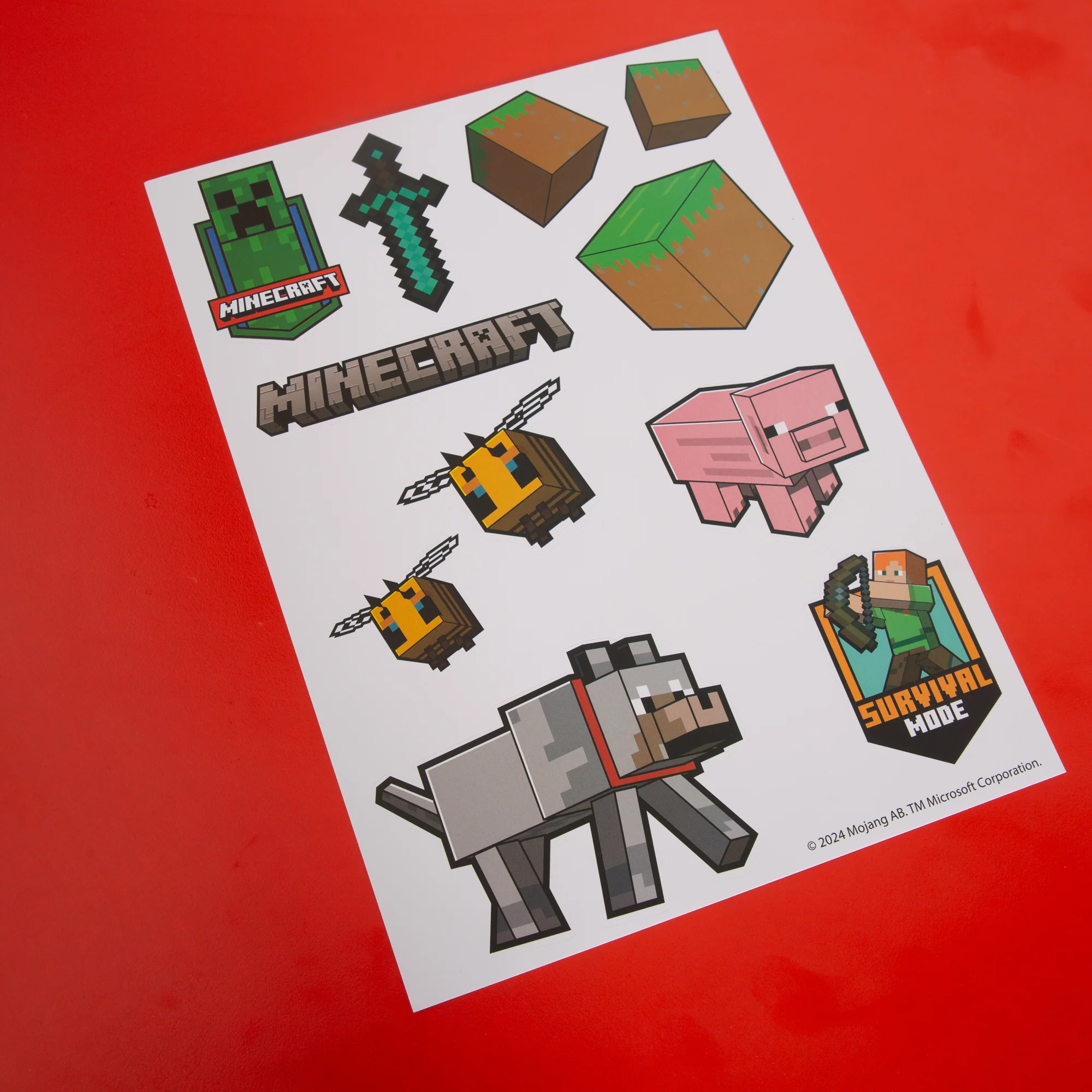 Wandtattoos 'Minecaft' Sticker Minecraft-Charakter - Selbtklebende Vinylfolie - Image 6